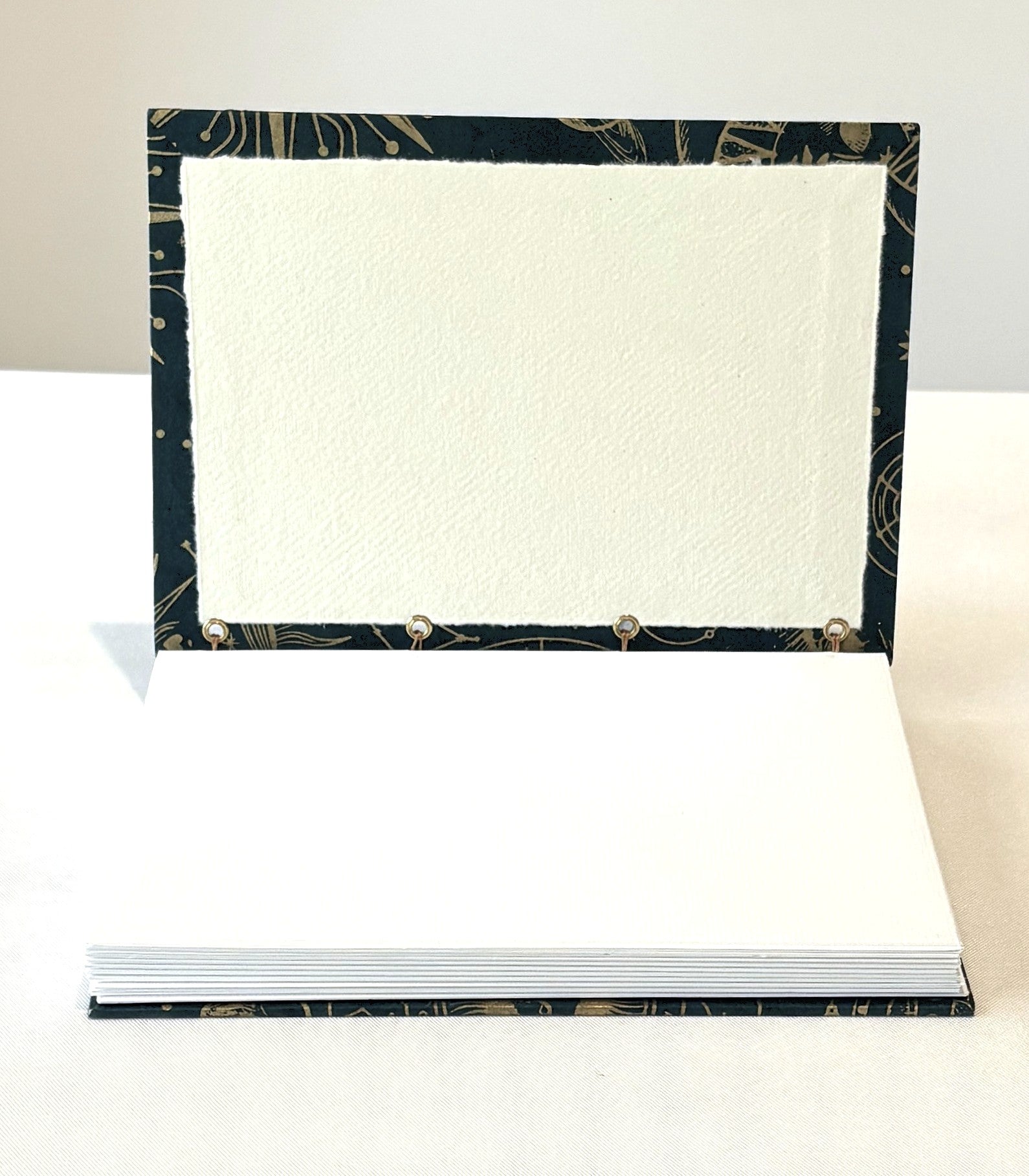 Layflat Coptic Stitch Journal with Celestial Cover