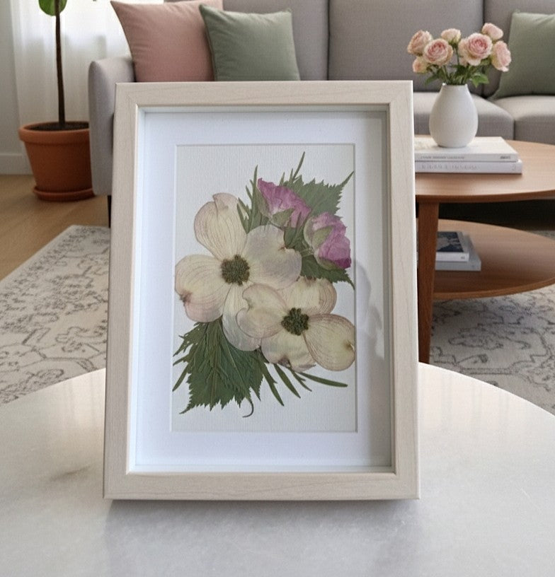 Blushy Pink | Pressed Flower Handmade Card