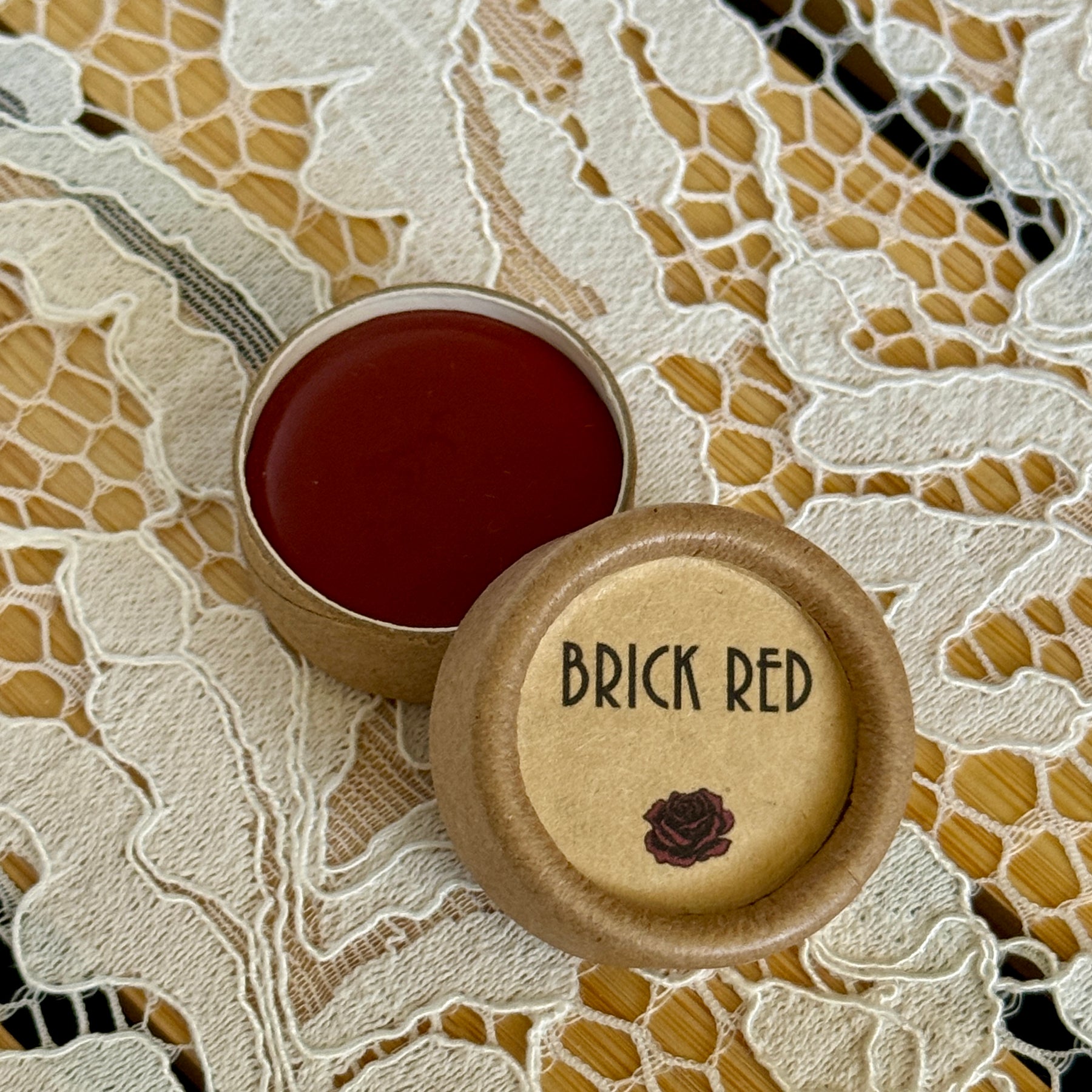 Vegan Lipstick in Slide Tin - Optional Matching Lip Gloss - Minimal Ingredients - 15g