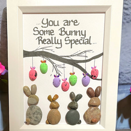 Easter pebble picture - a keepsake beyond chocolate