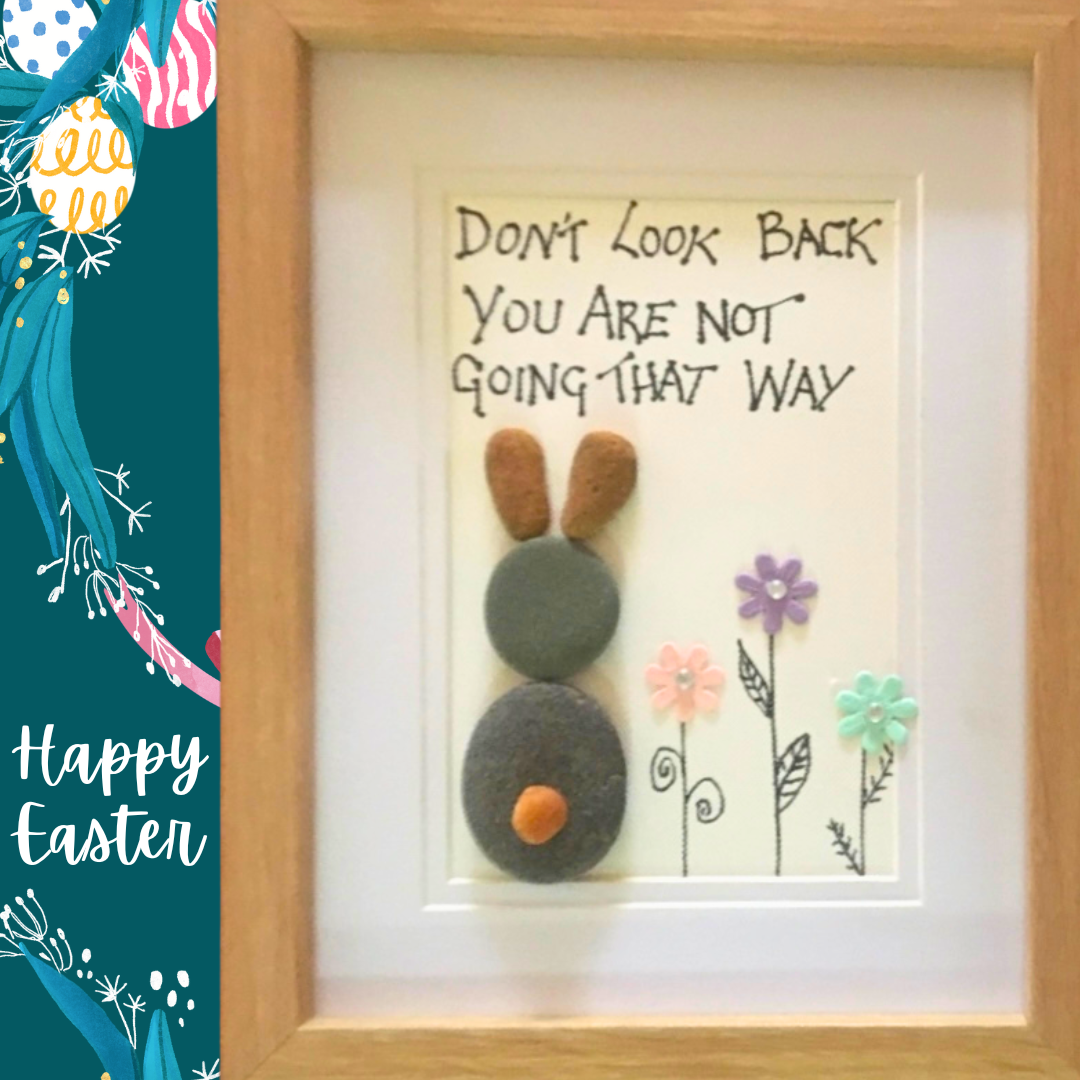 Easter pebble picture - a keepsake beyond chocolate