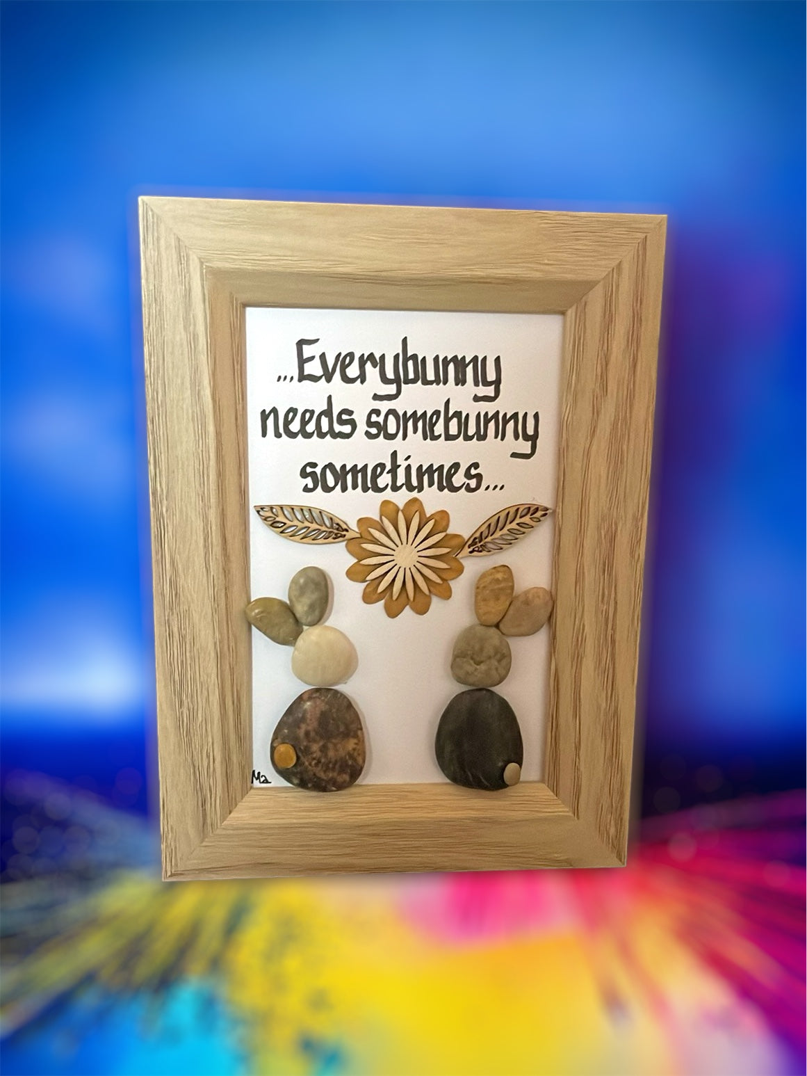 Easter pebble picture - a keepsake beyond chocolate