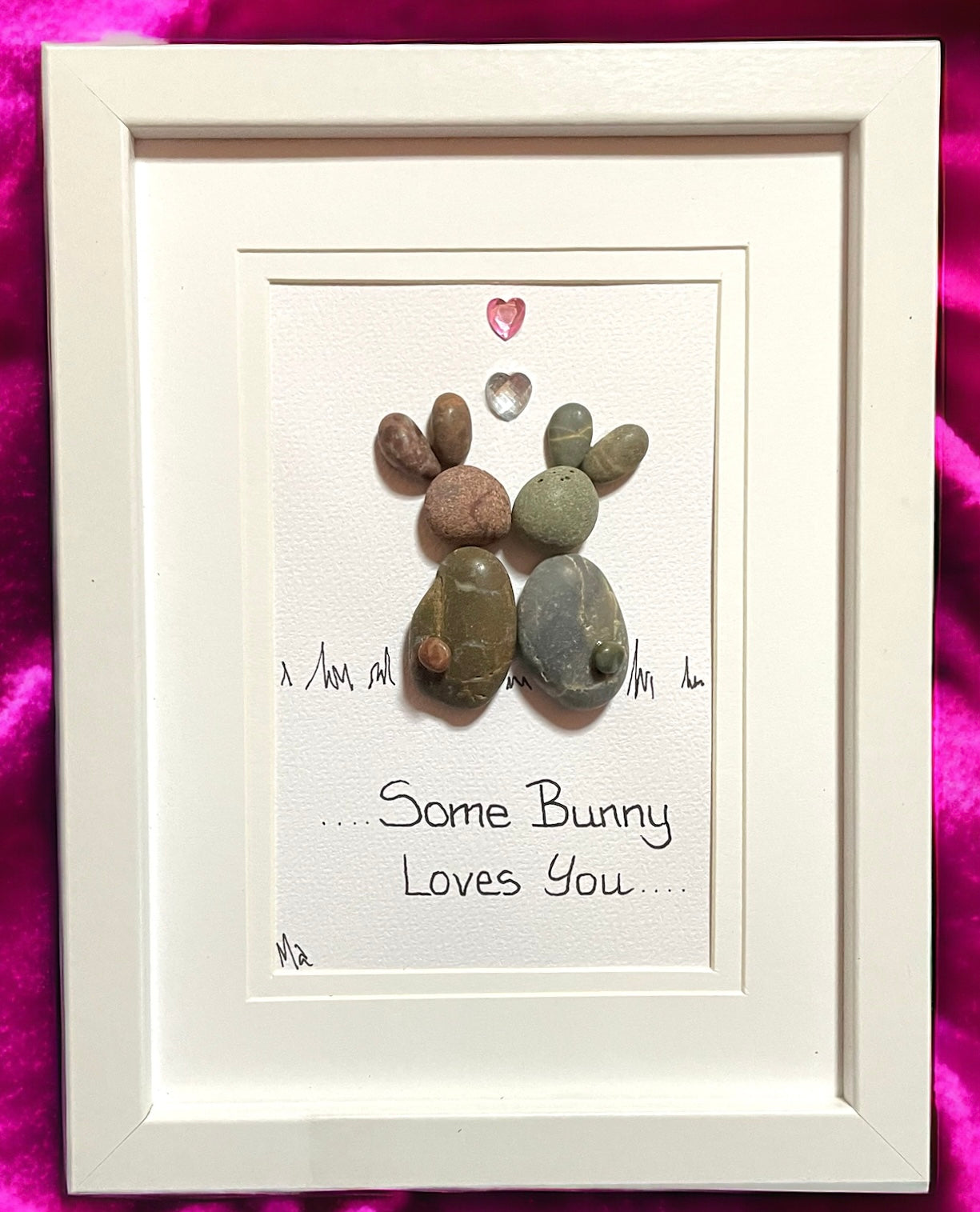 Easter pebble picture - a keepsake beyond chocolate