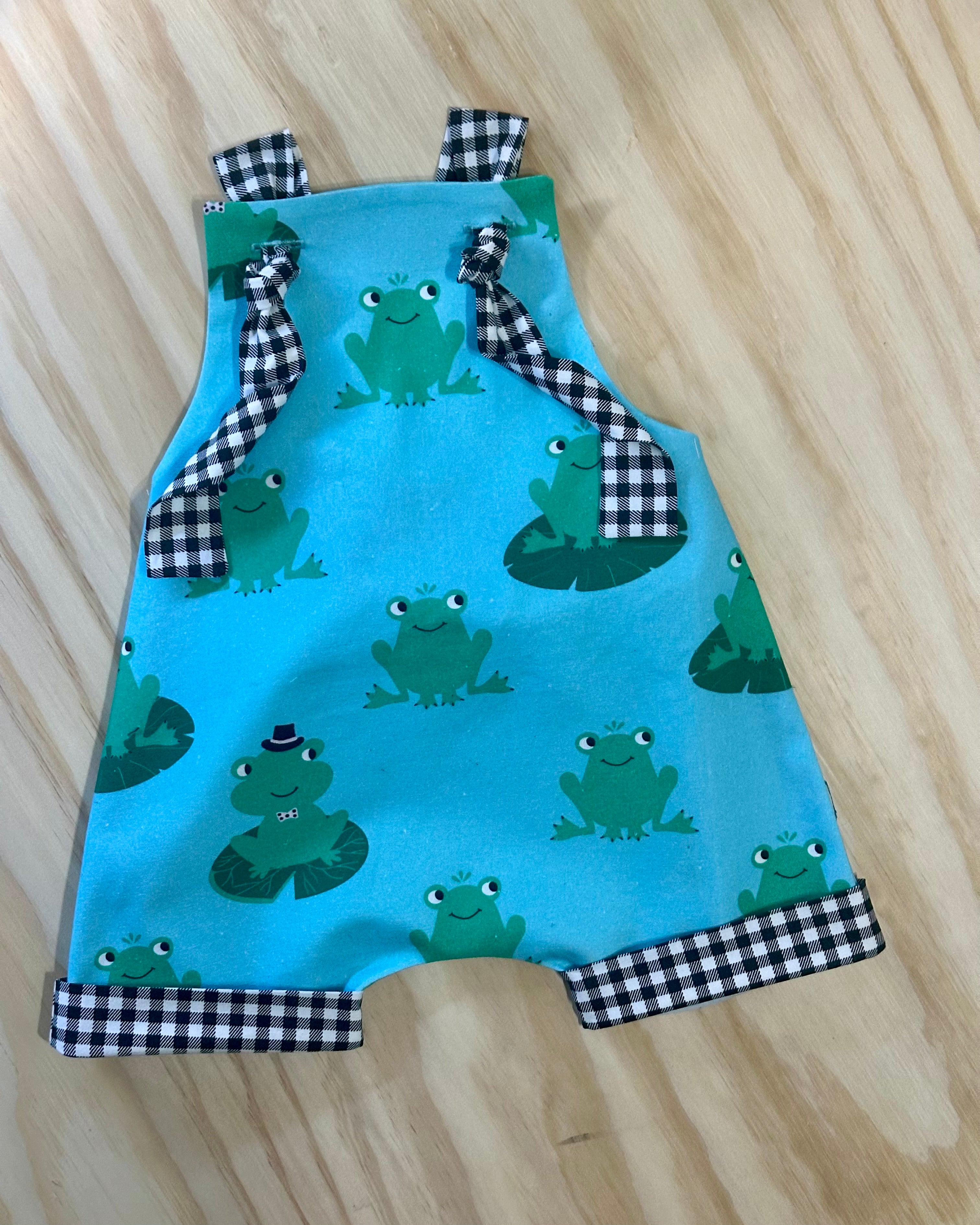 Frogs Handmade Overalls | Adventure Collection
