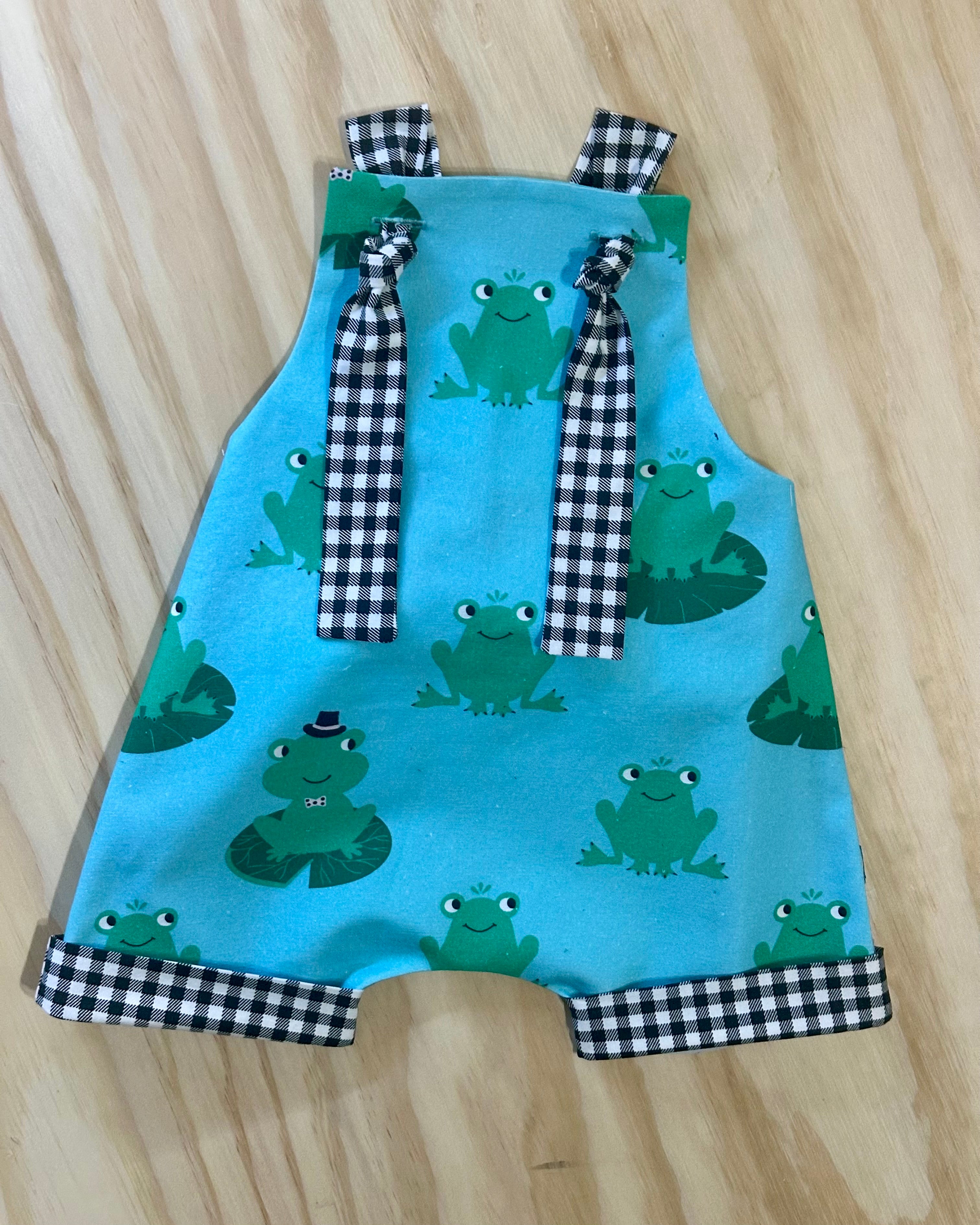 Frogs Handmade Overalls | Adventure Collection