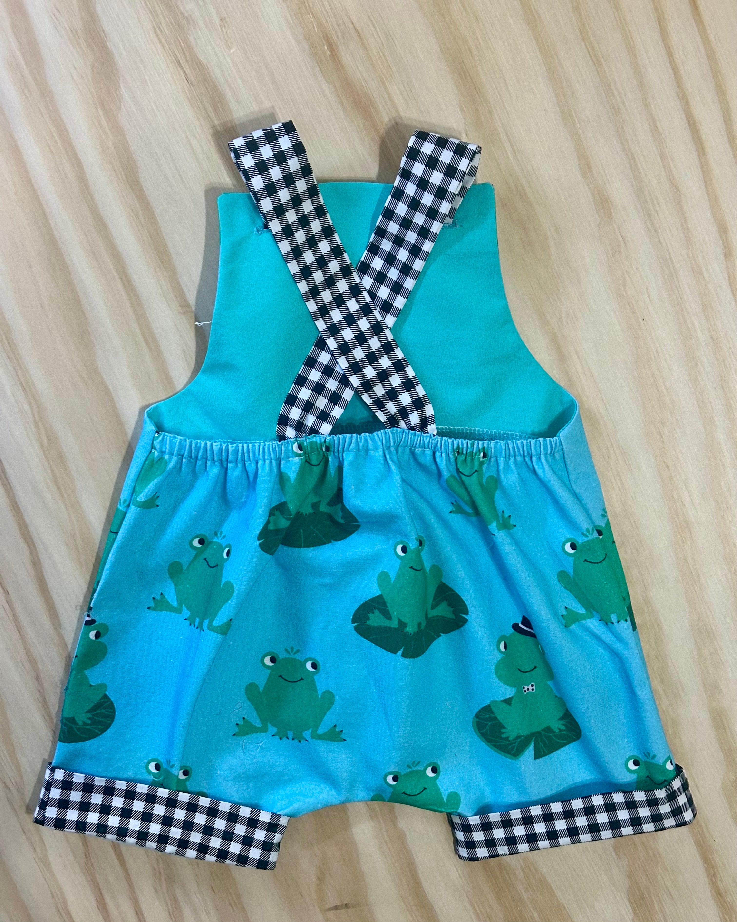 Frogs Handmade Overalls | Adventure Collection