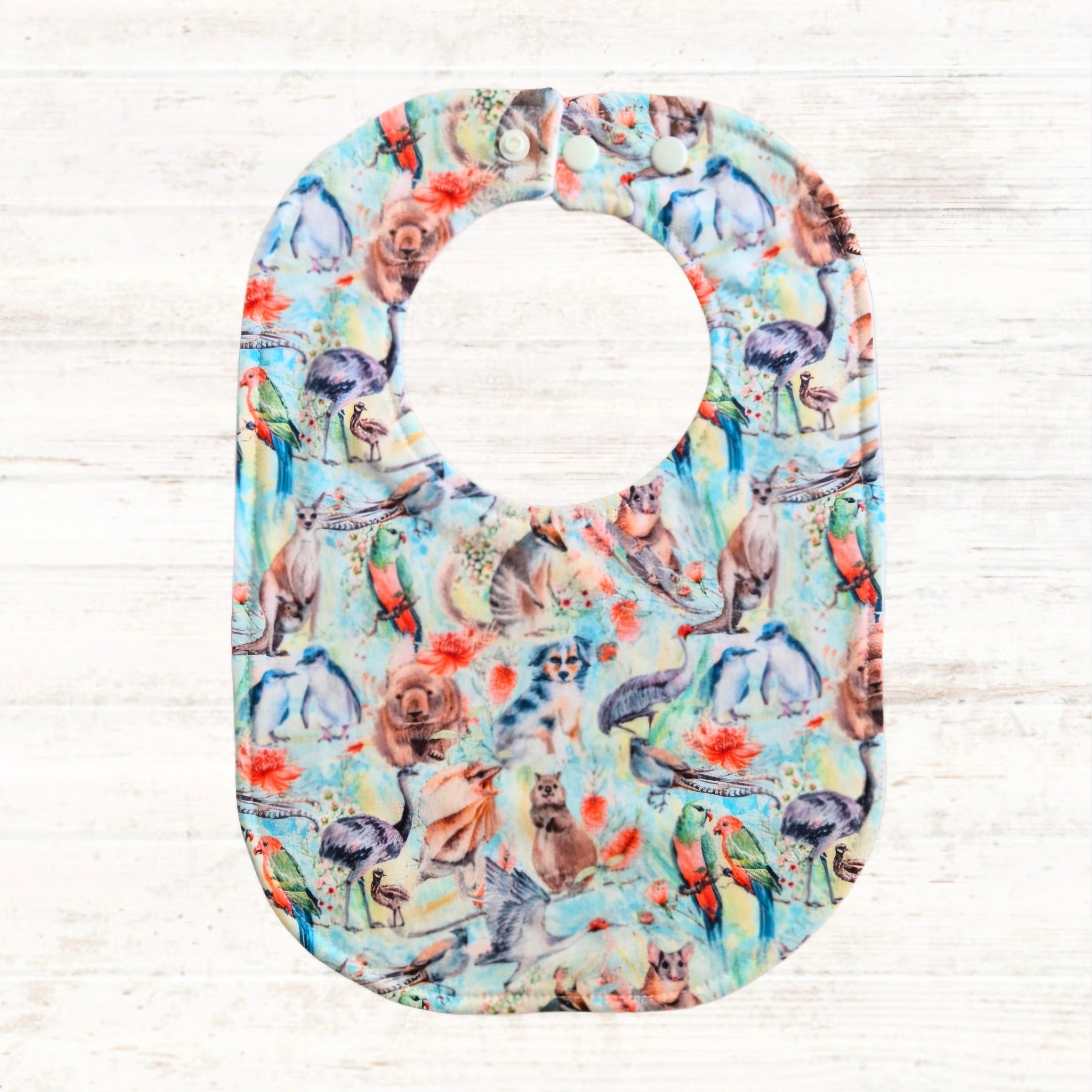 Australian Animals Baby Bib
