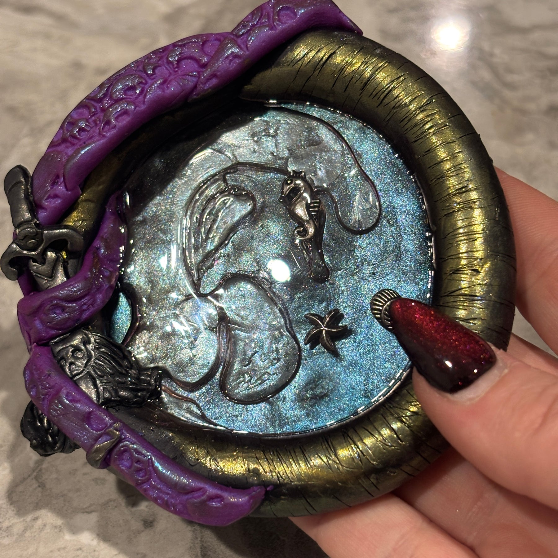 The Keeper of Lost Treasures | One-of-a-Kind Sculpted Trinket Dish