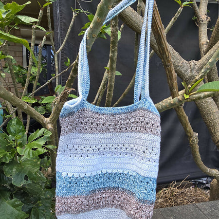 Handmade Crocheted Market Tote Bag