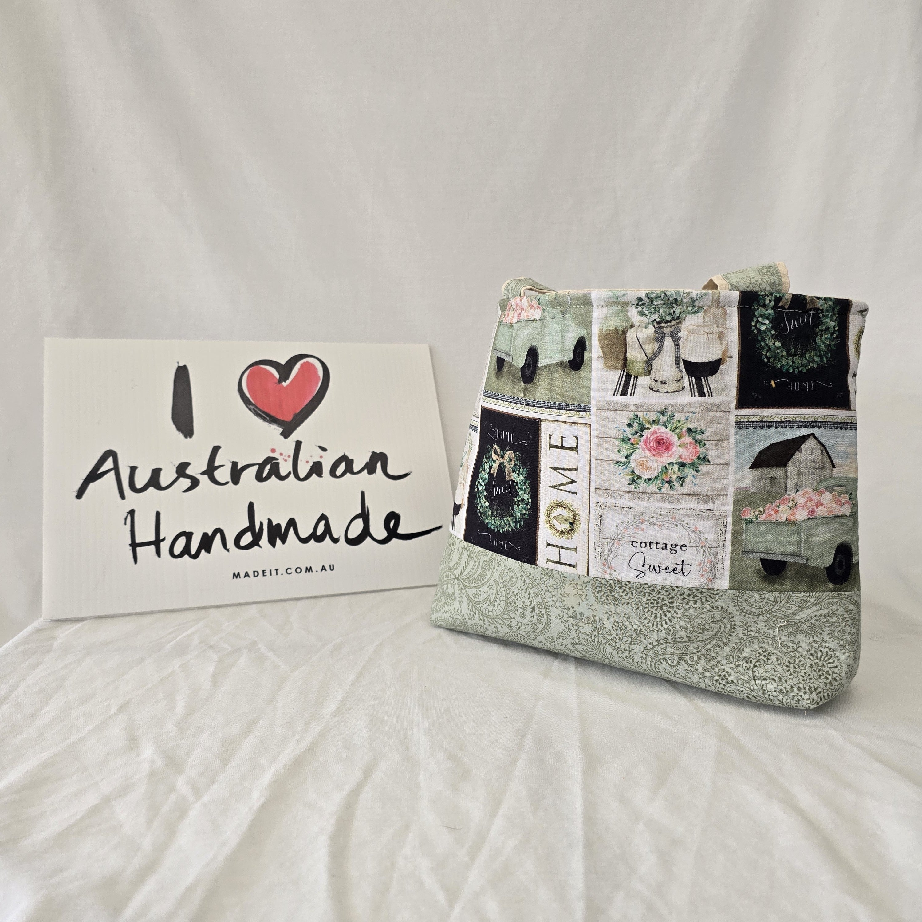 Handmade | Classic Handbag | Cottage Garden | Garden Collection