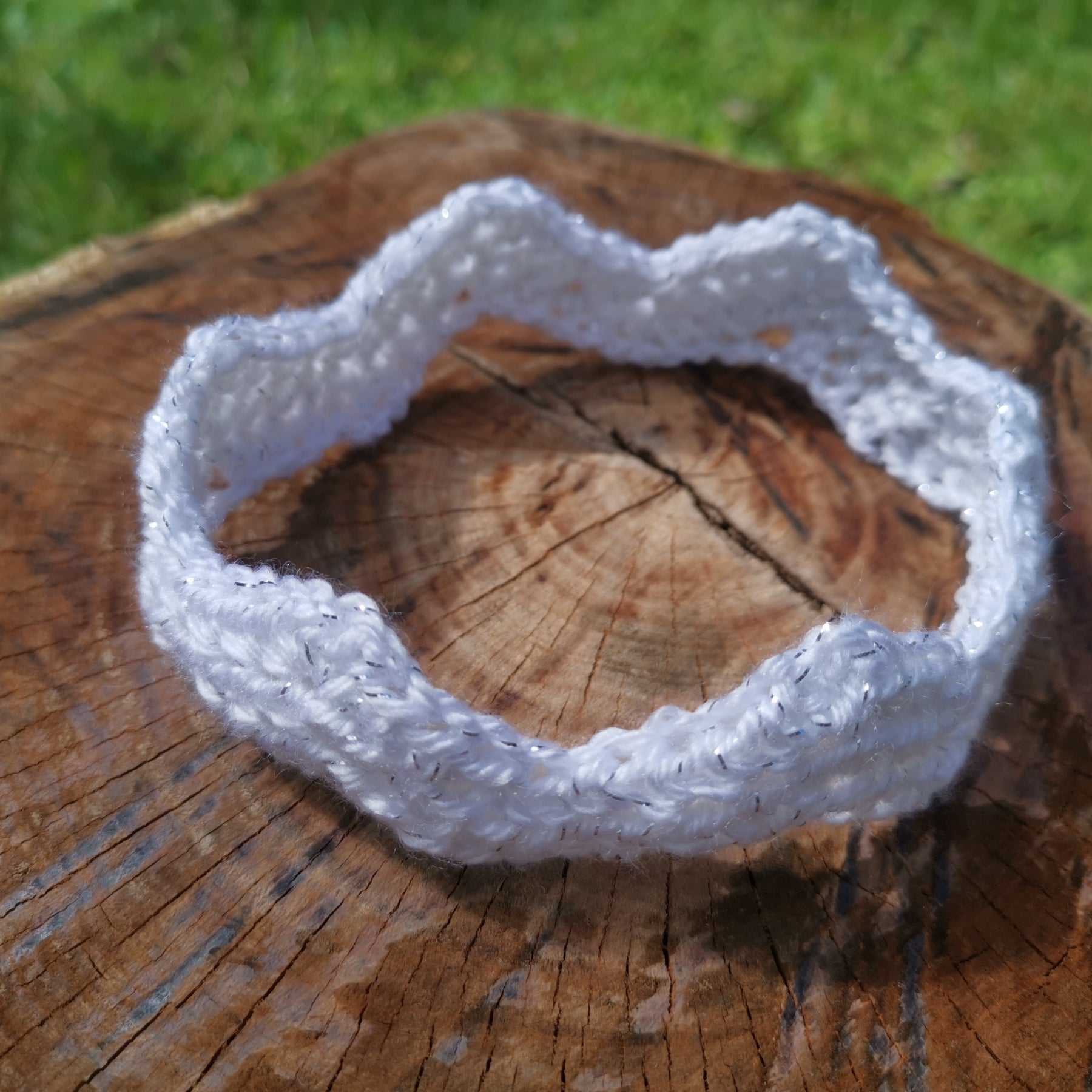 Sparkly Baby Crochet Crown