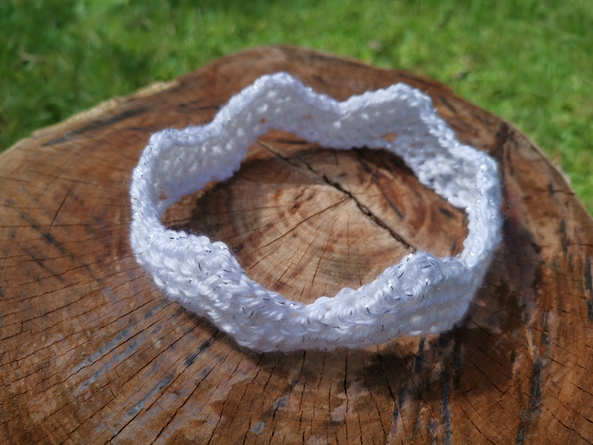 Sparkly Baby Crochet Crown
