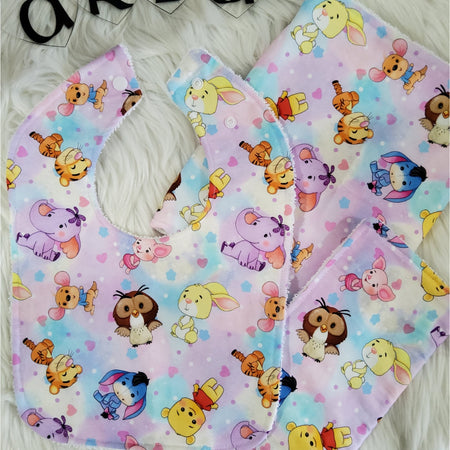 'That Bear' Bib Set