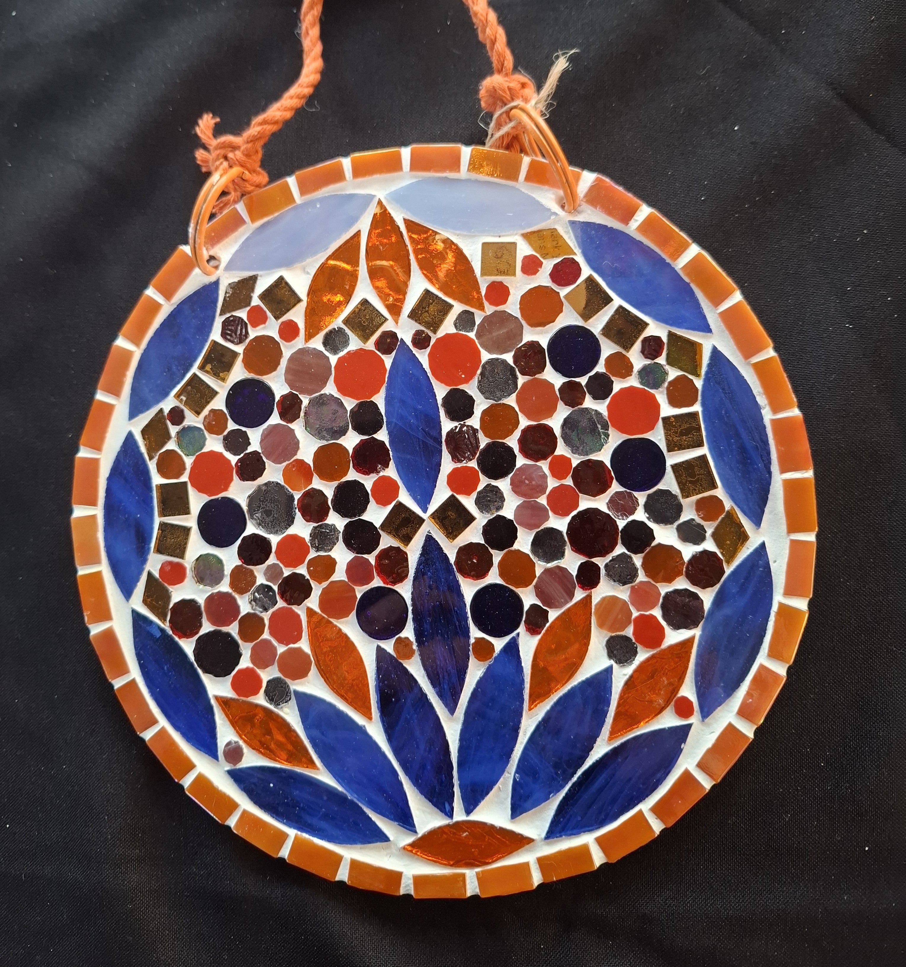 Stunning Stained Glass Mosaic Sun Catcher | Handmade Mosaic Garden Decoration