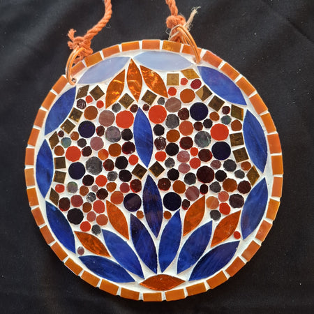 Stunning Stained Glass Mosaic Sun Catcher | Handmade Mosaic Garden Decoration