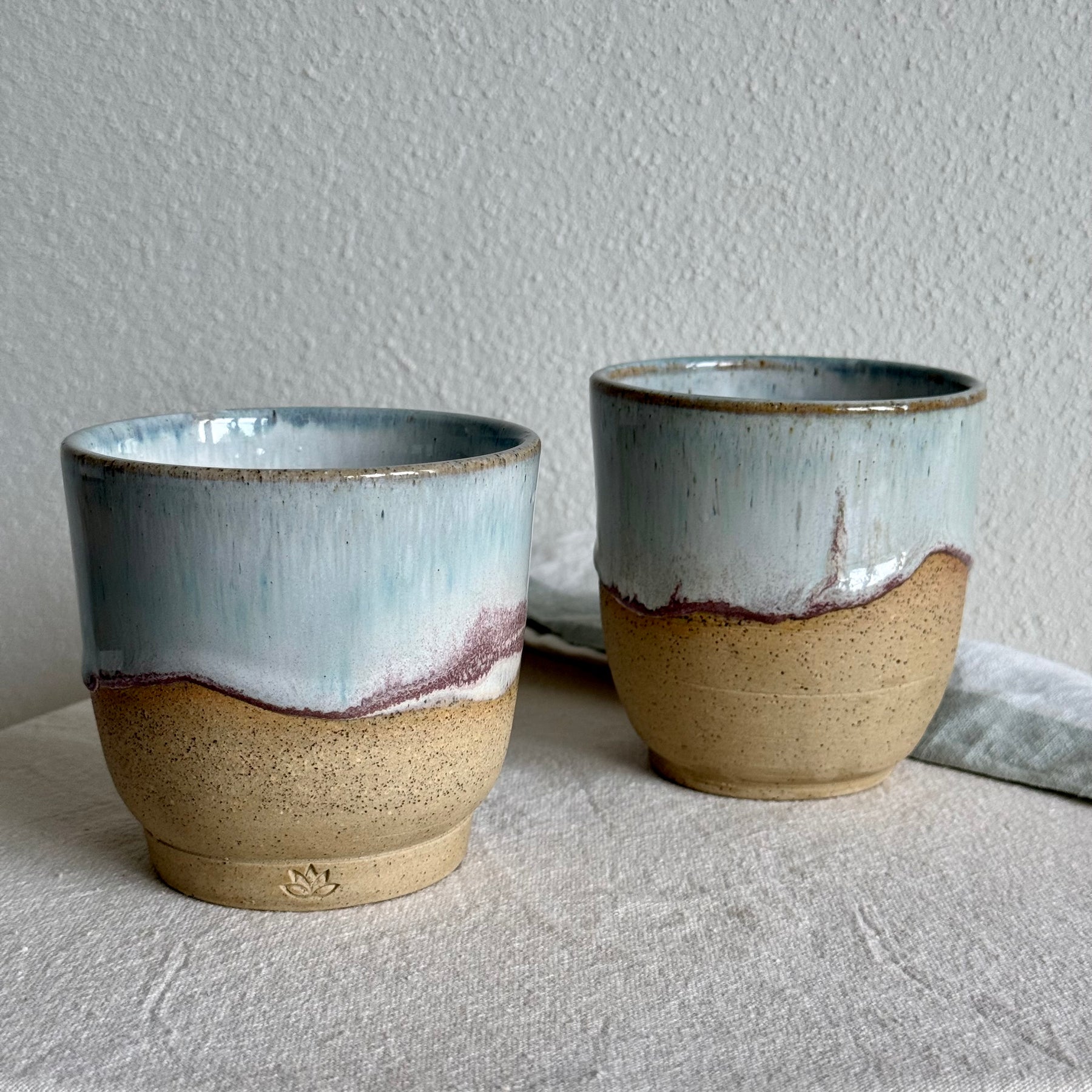 Cove Ceramic Tumbler - Handmade Handleless Cup - 320ml