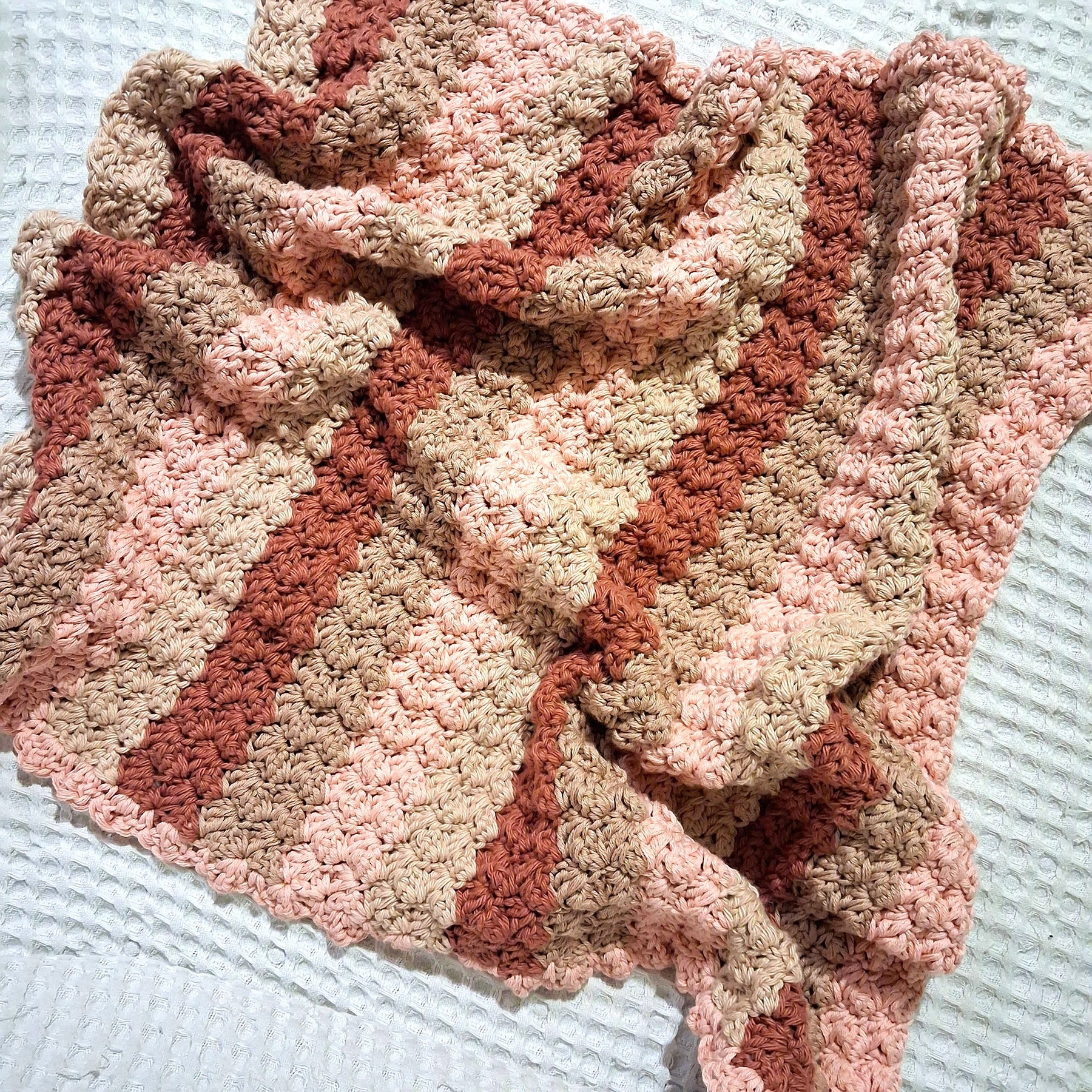 Handmade Crochet Pram Blanket