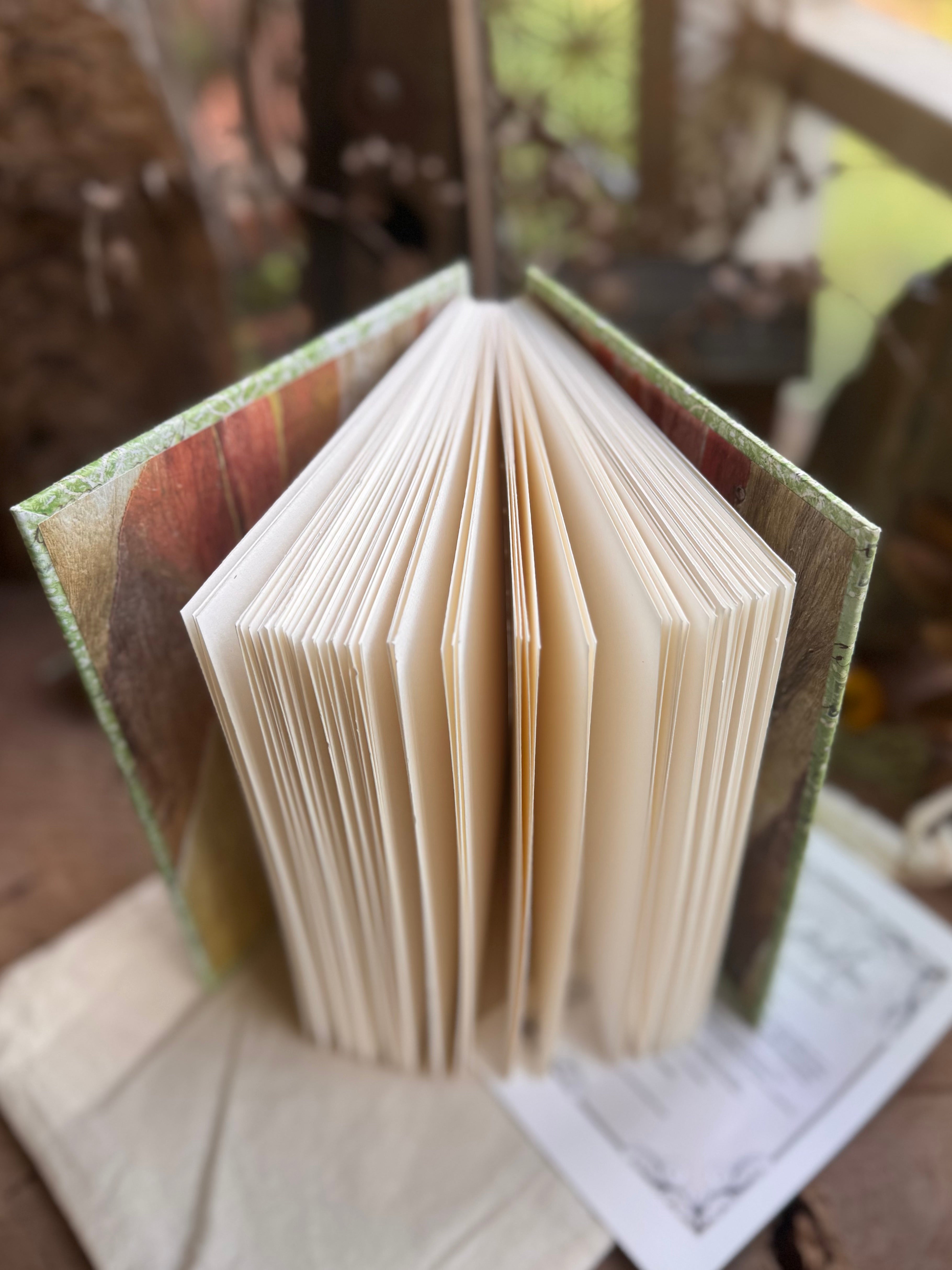 Aine, Queen of the Fairies - A5 Coptic Stitch Journal