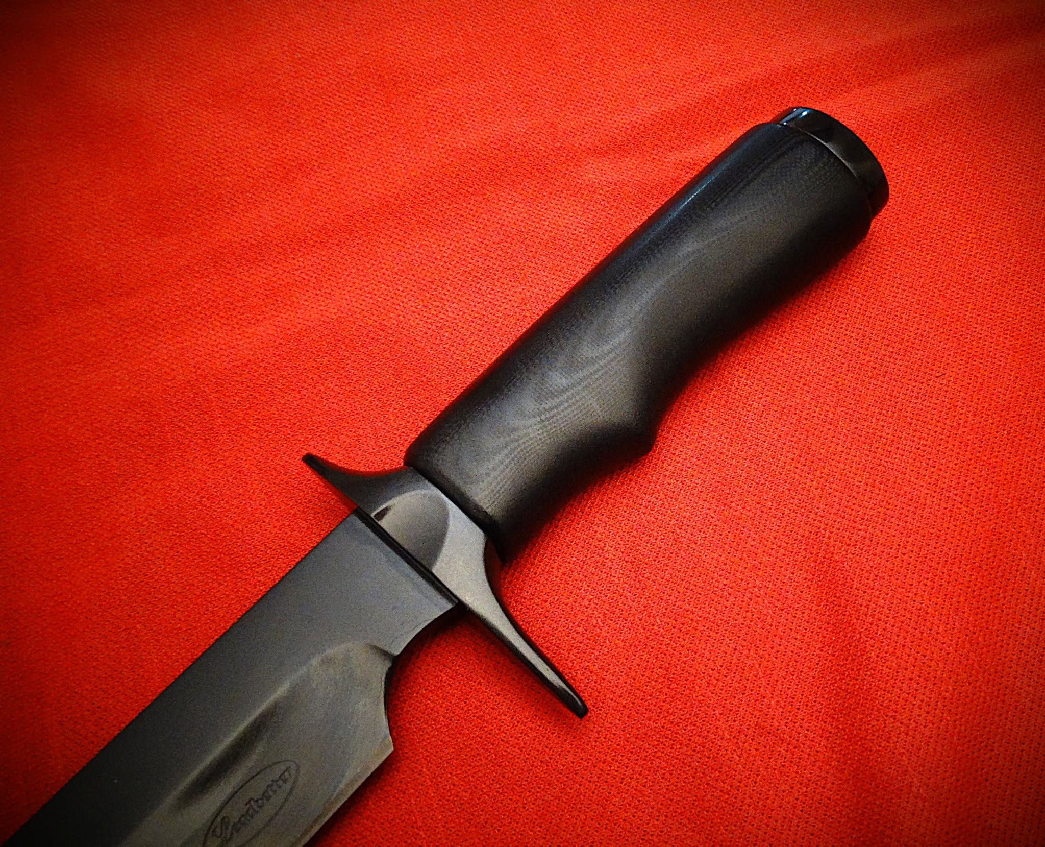 Outdoor hunting knife leather sheath timber wood craft