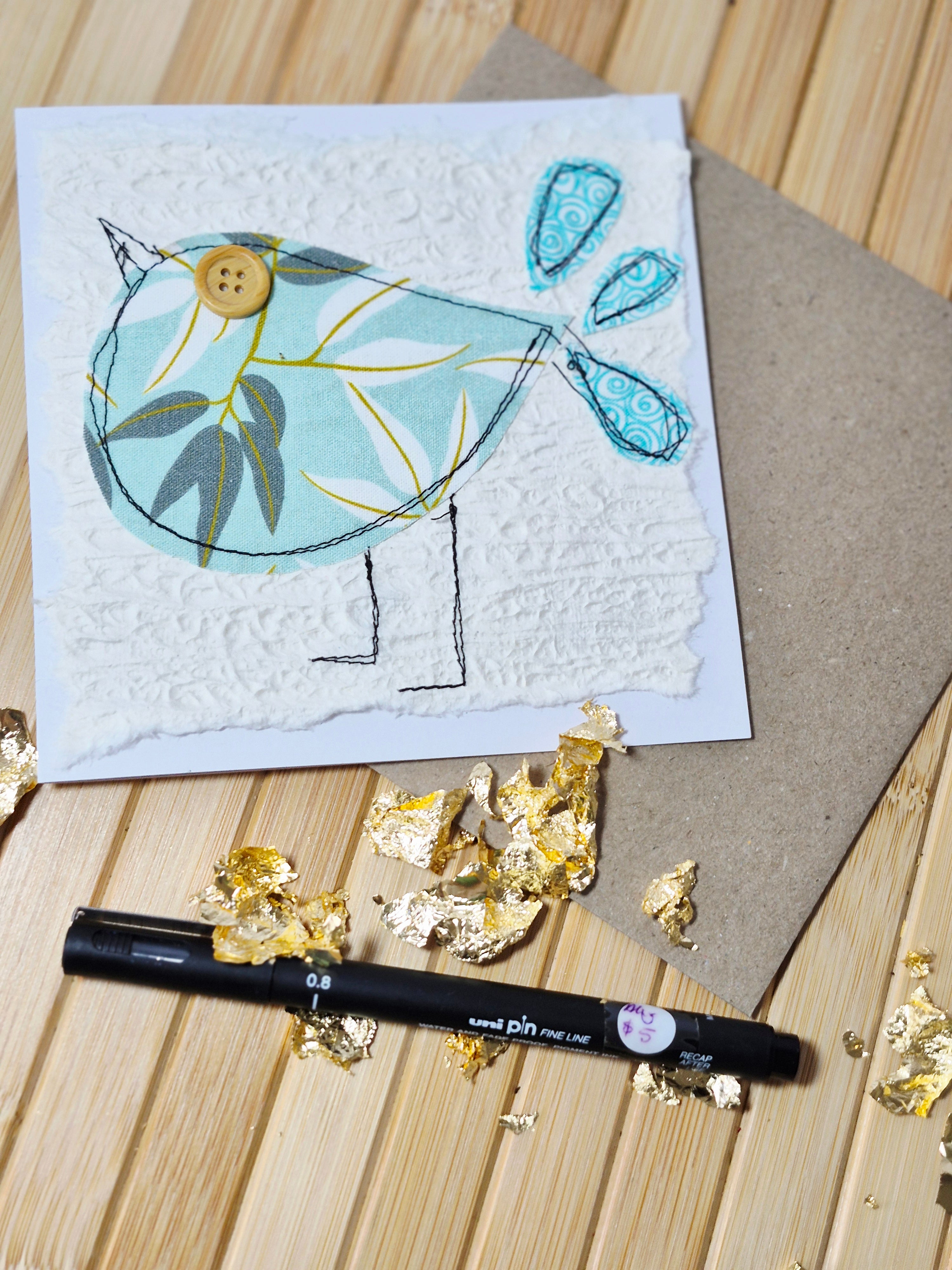 Birdie dreaming card