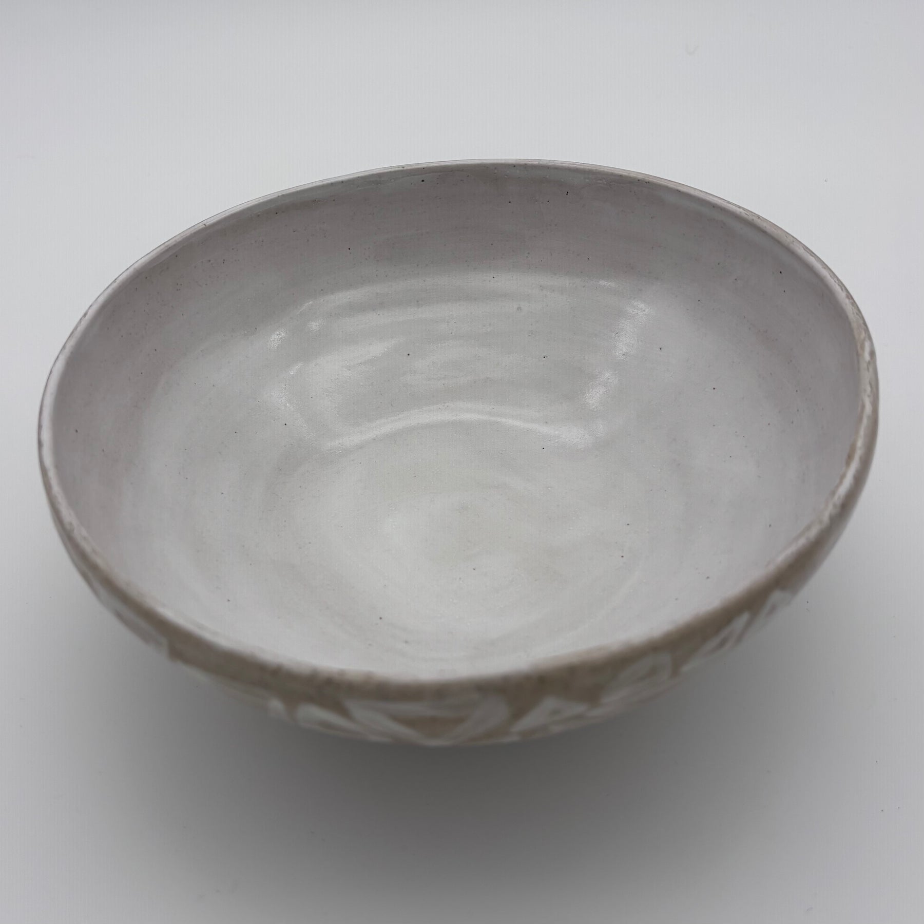 Unique Ceramic Serving Bowl - Hand Painted by Giulia