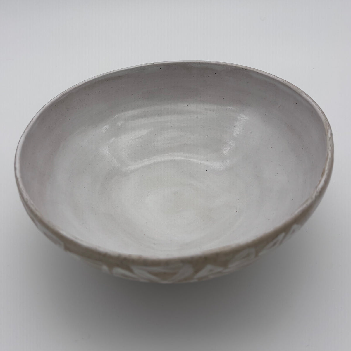 Unique Ceramic Serving Bowl - Hand Painted by Giulia