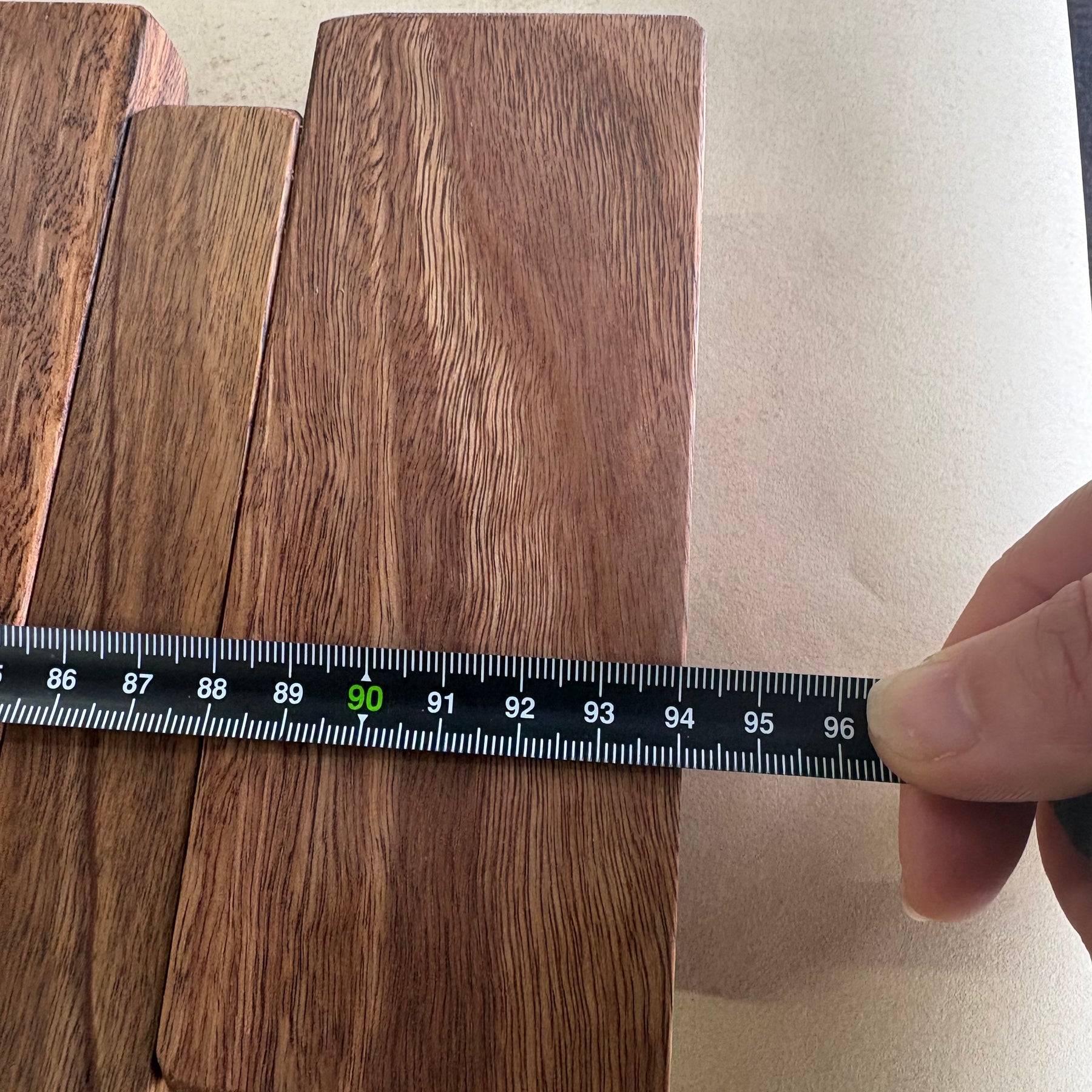 Spotted gum Piano style coatrack extra wide