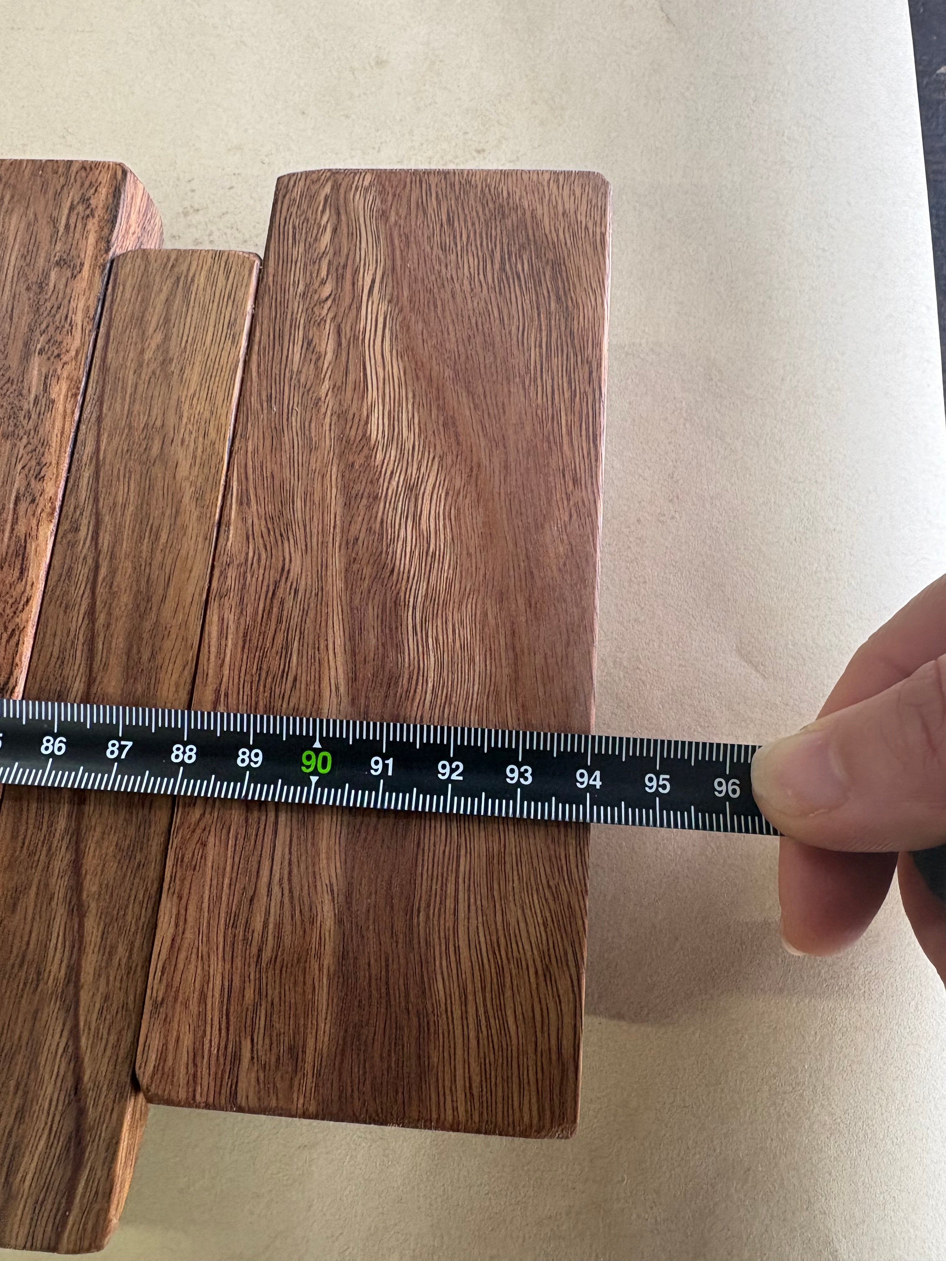 Spotted gum Piano style coatrack extra wide