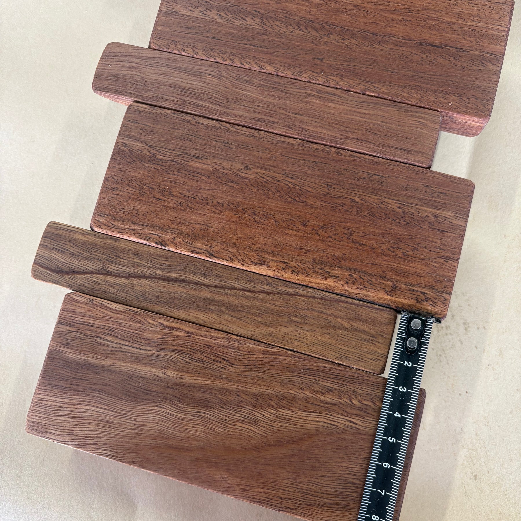 Spotted gum Piano style coatrack extra wide