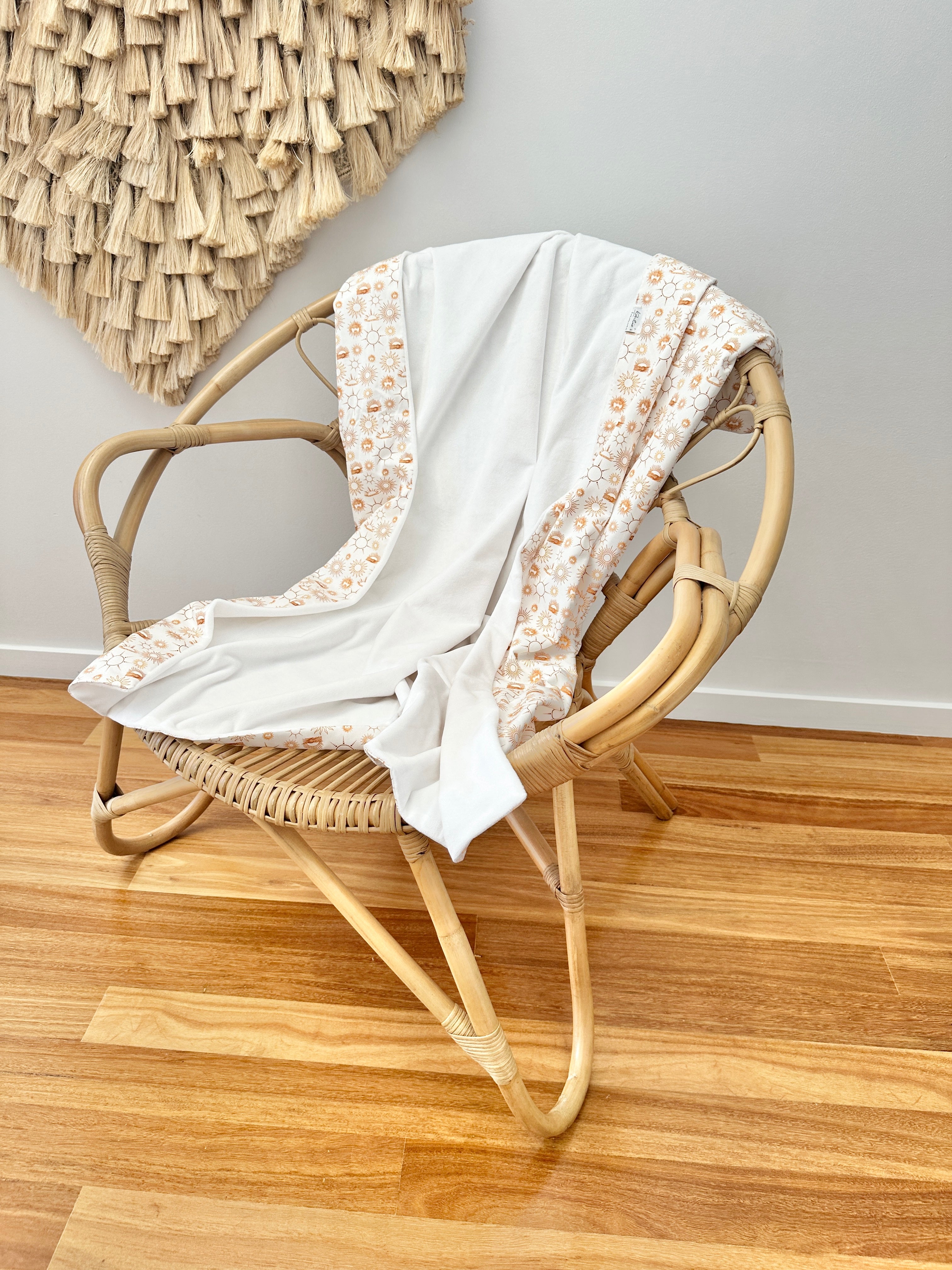 Golden suns Snuggie blanket