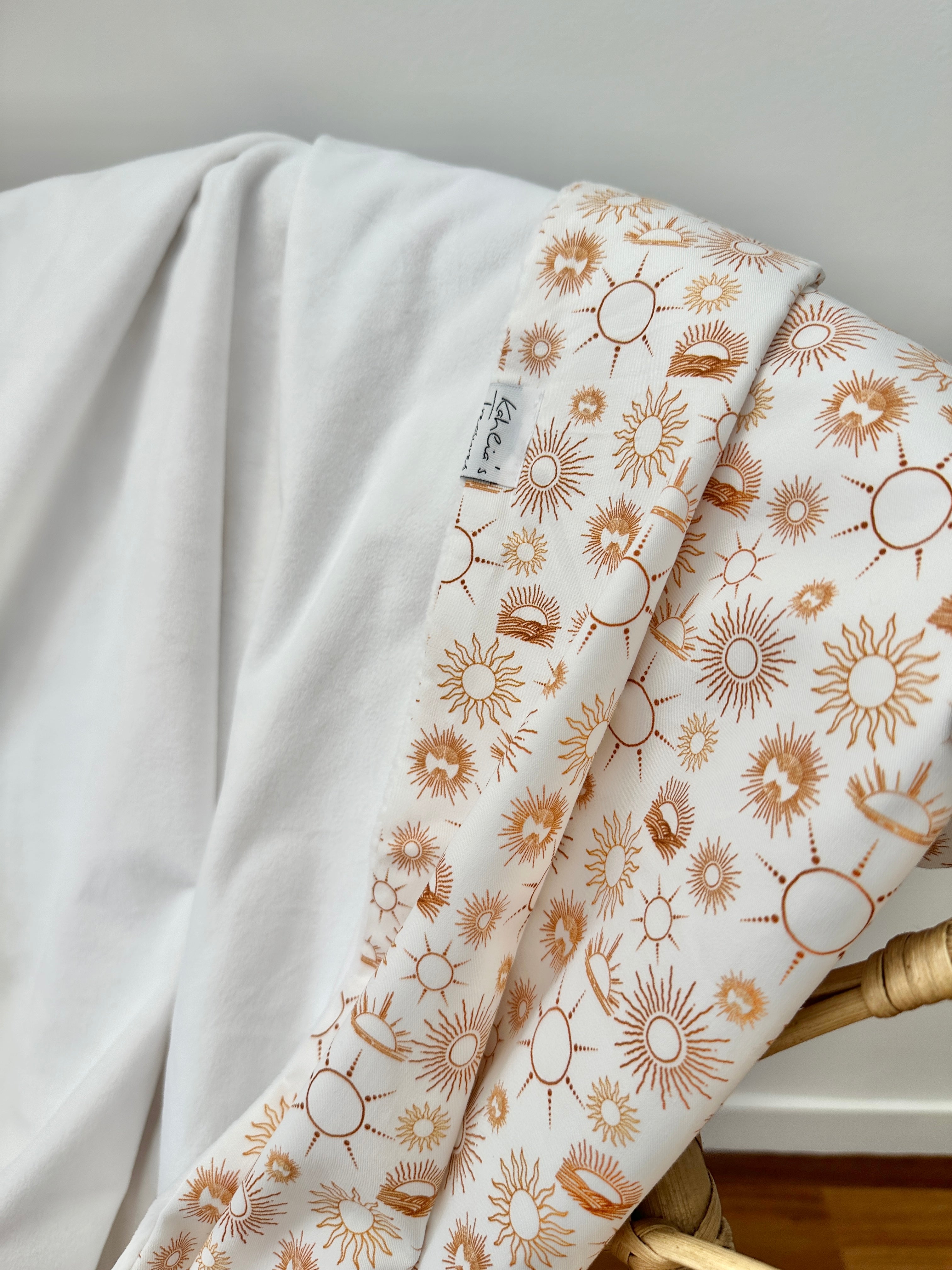 Golden suns Snuggie blanket