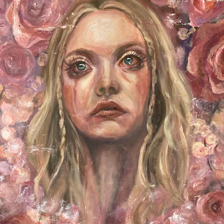 Original oil painting portrait