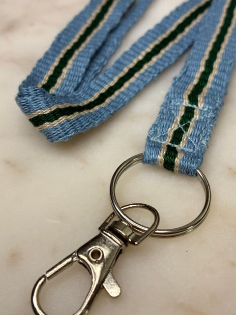 Looping Style - Cool Stream Handwoven Wristlet Key Fob