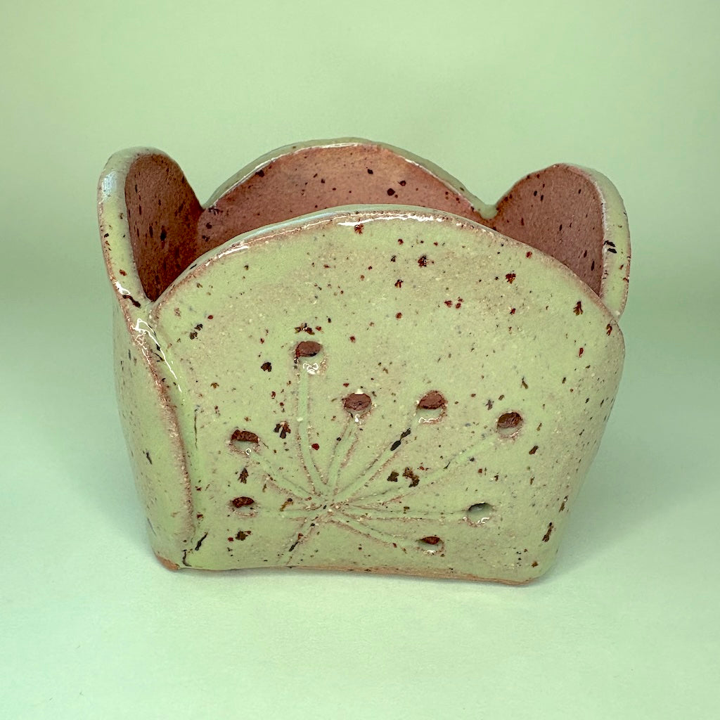 Ceramic square orchid pot