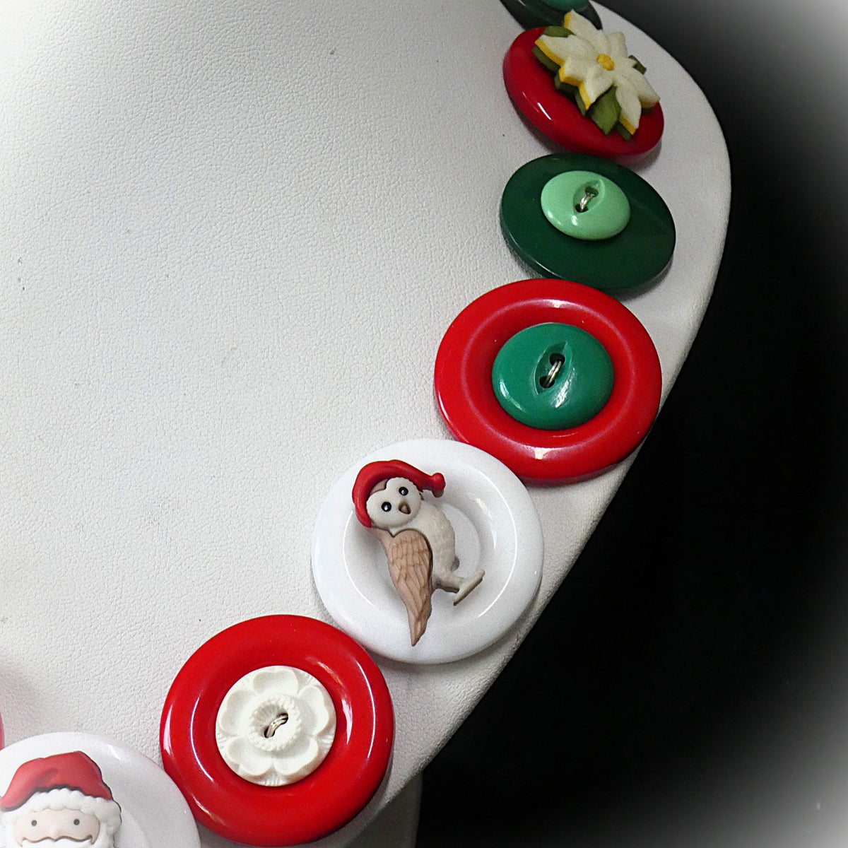 Christmas necklace - Santa and Friends