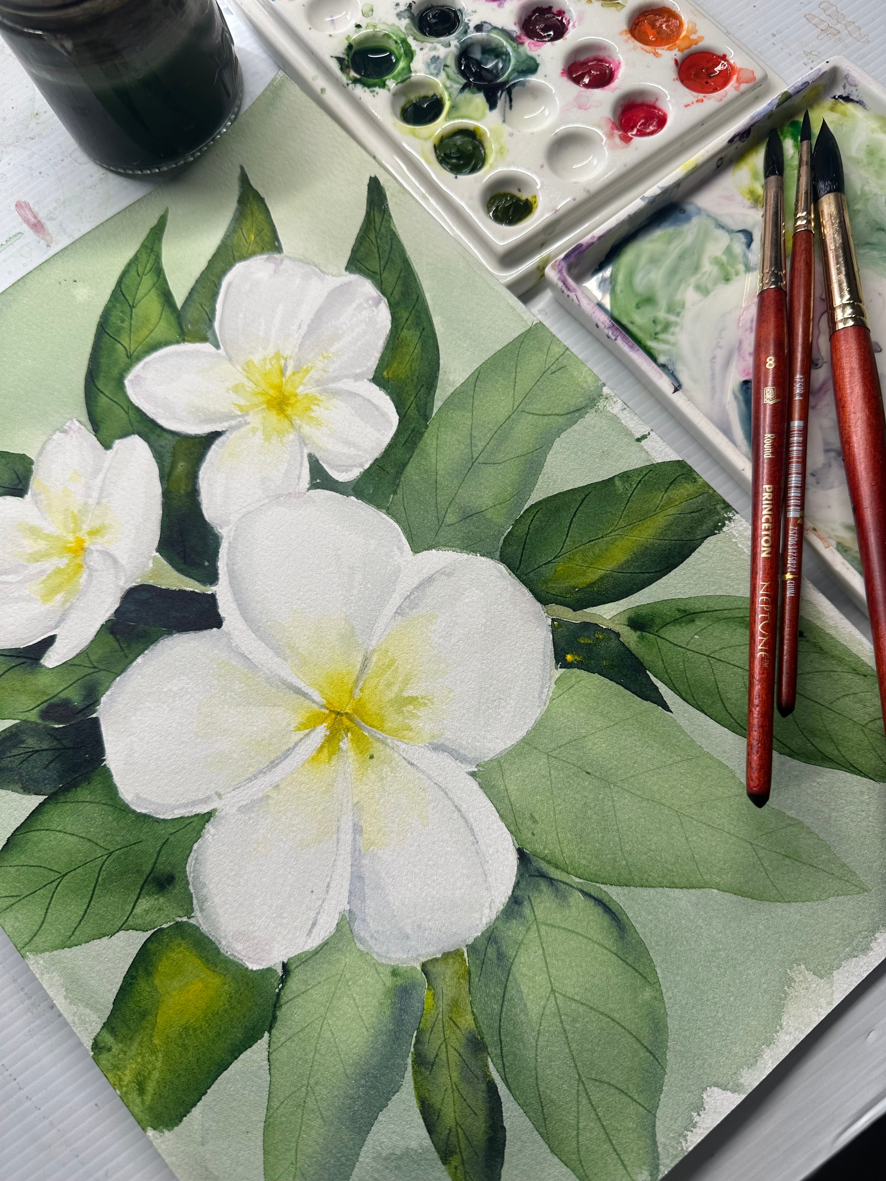 Watercolour Painting Workshop ~ Online ~ Live Event 22/1/26 7pm