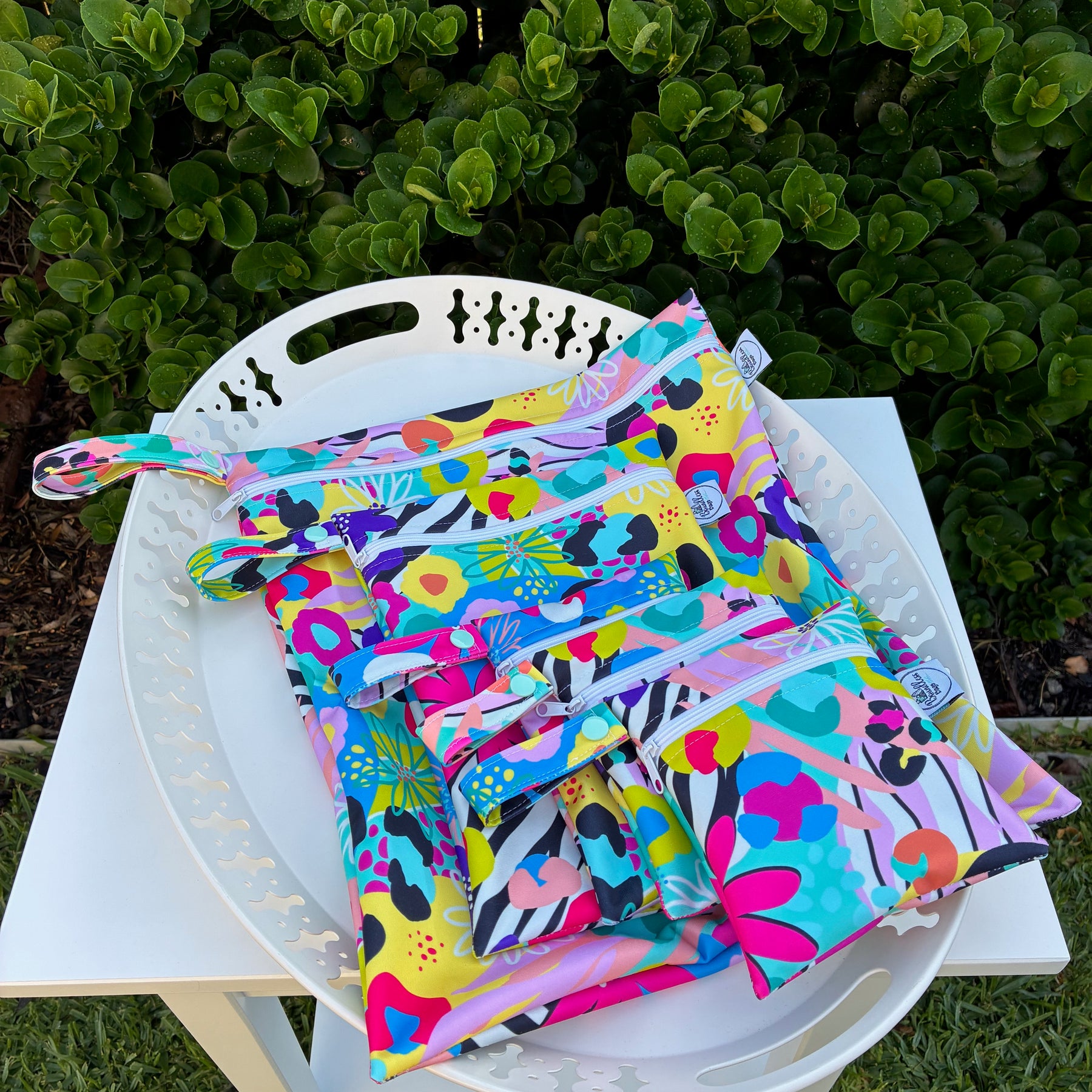 READY MADE Water-resistant wet bags - Barbarella (Ladybird and Roar)  | Ready to ship | FREE Postage