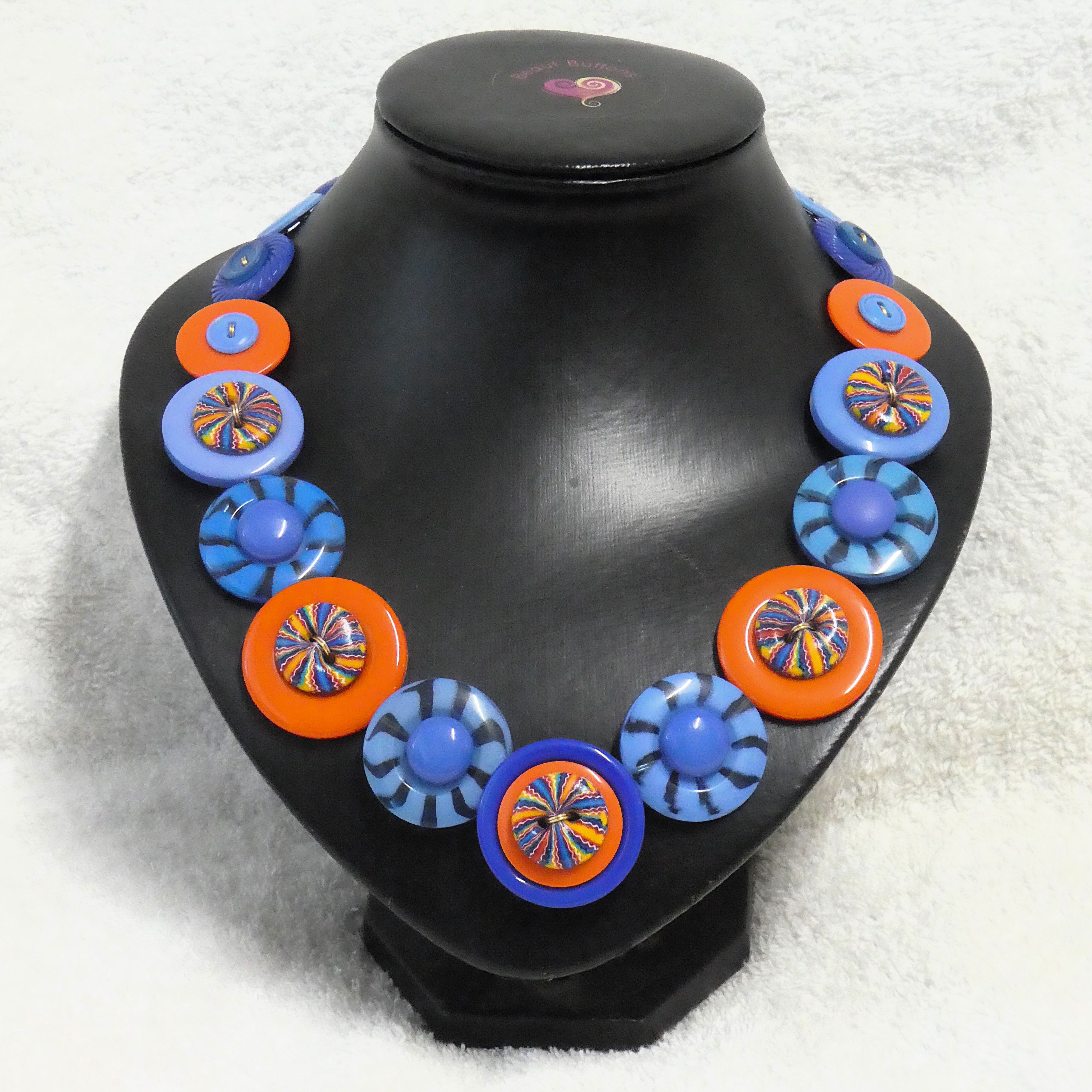Button necklace - Fiesta
