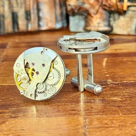 Steampunk Watch Movement Cufflinks