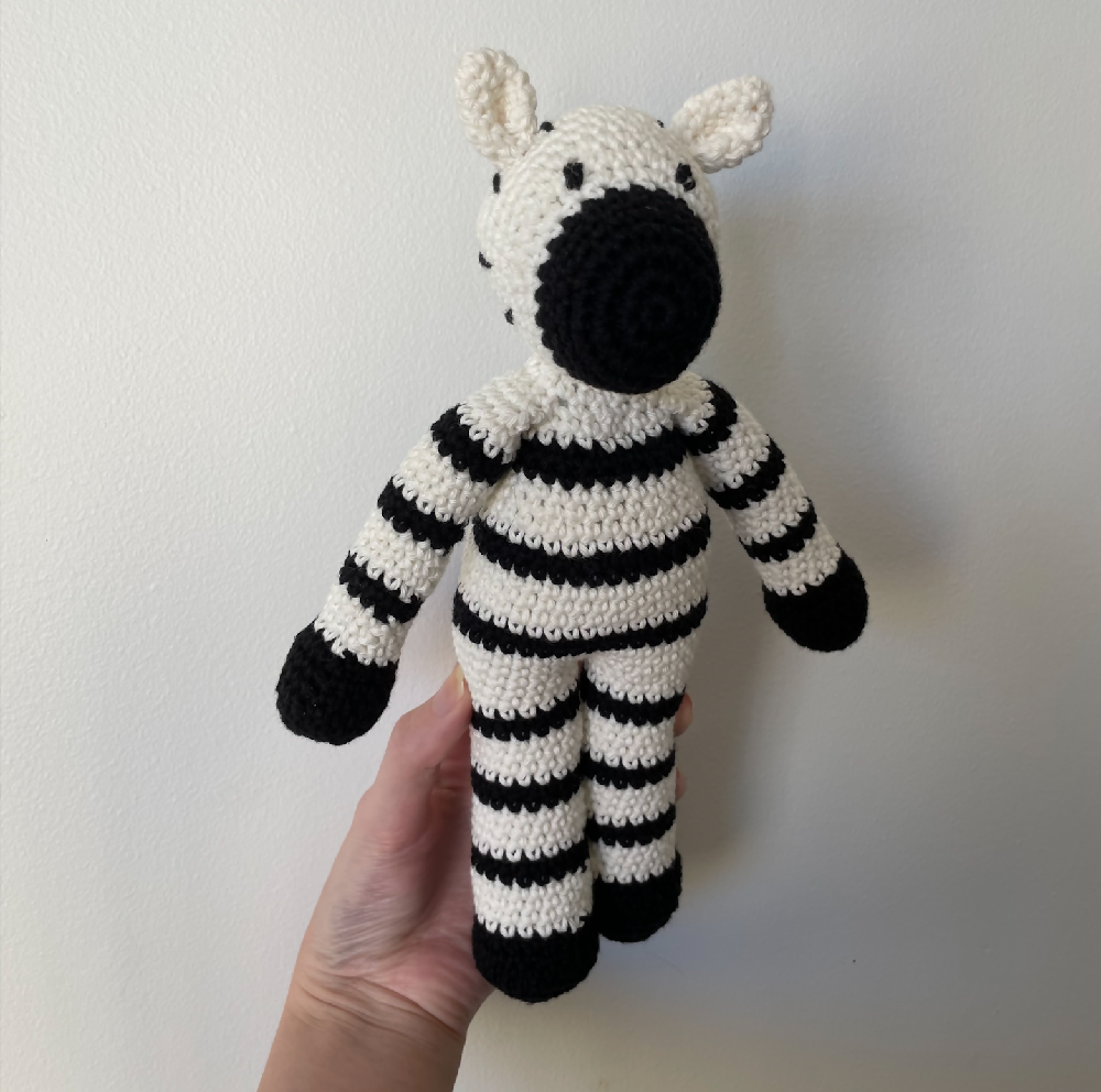 Zoe the Zebra | Handmade Crochet Toy