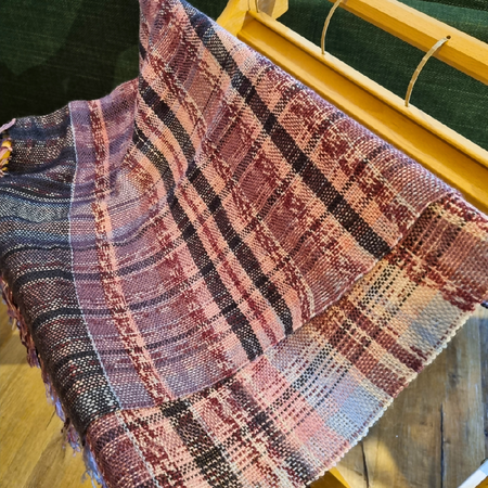 Handwoven scarf shawl combo 100% acrylic lightweight allergy free