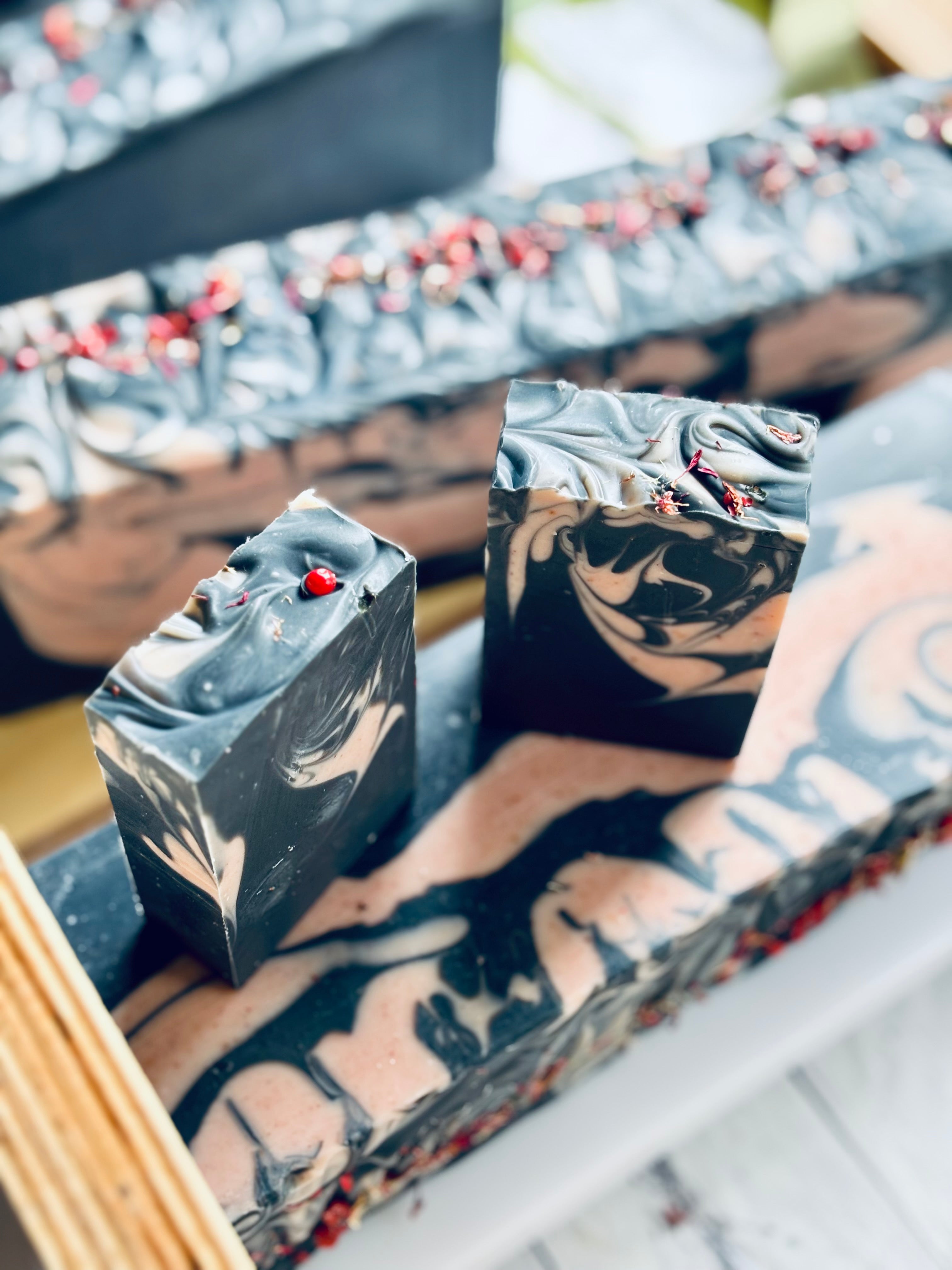 Black Rose Natural Handcrafted Soap Bar