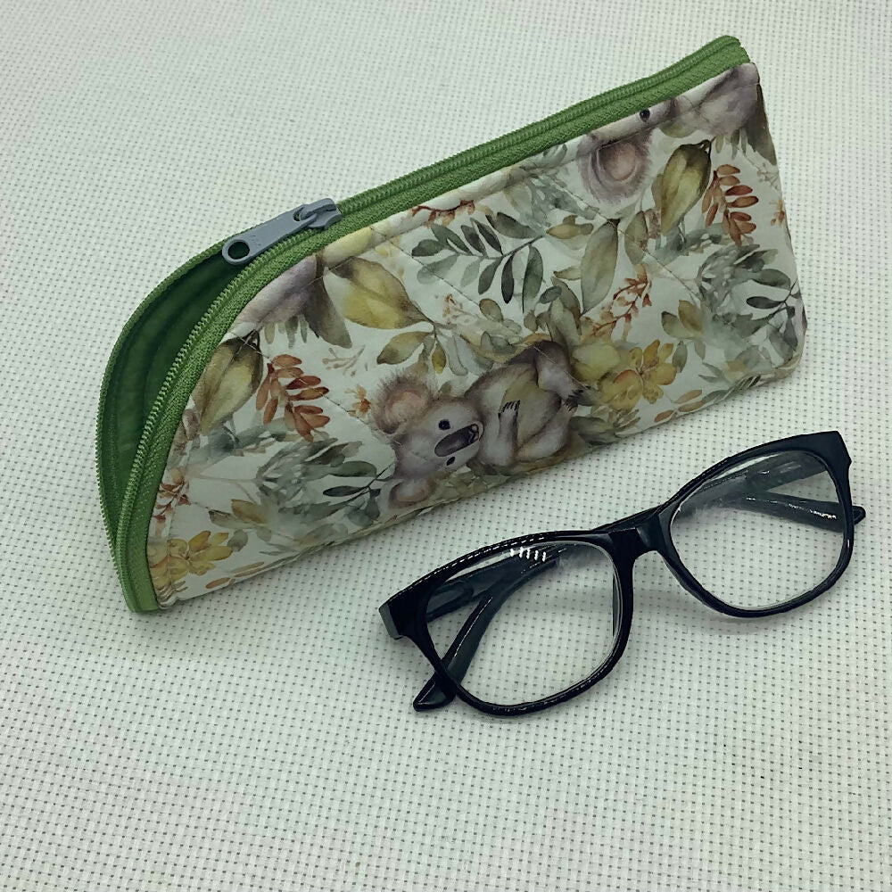 Australian Koalas glasses case for sunglasses, reading, spectacles - 4 designs