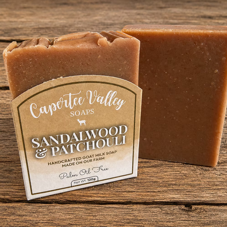 Sandalwood, Vanilla & Patchouli Goat Milk Soap