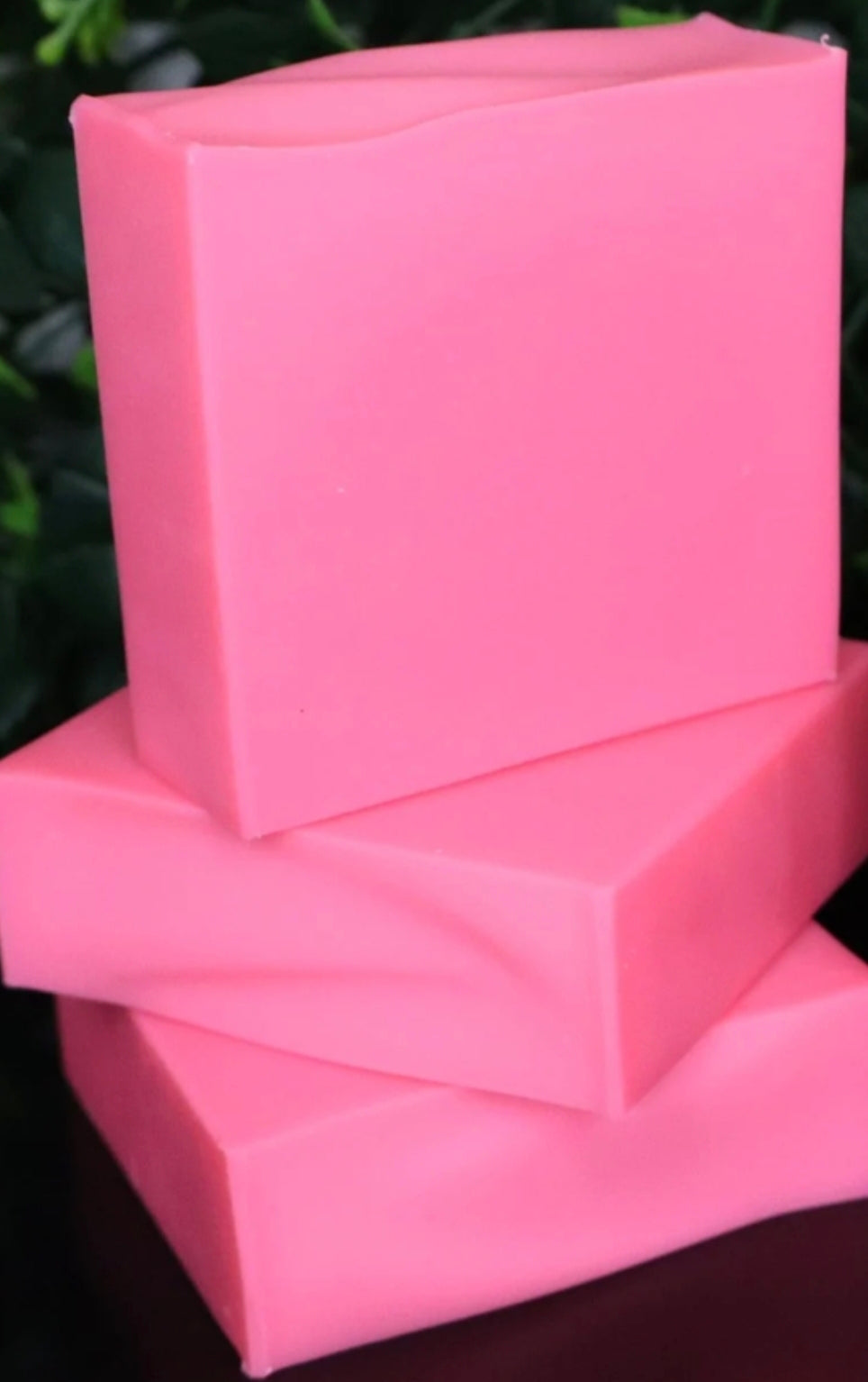 Handmade - 2 x Pink Berry Soap Bars