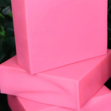 Handmade - 2 x Pink Berry Soap Bars