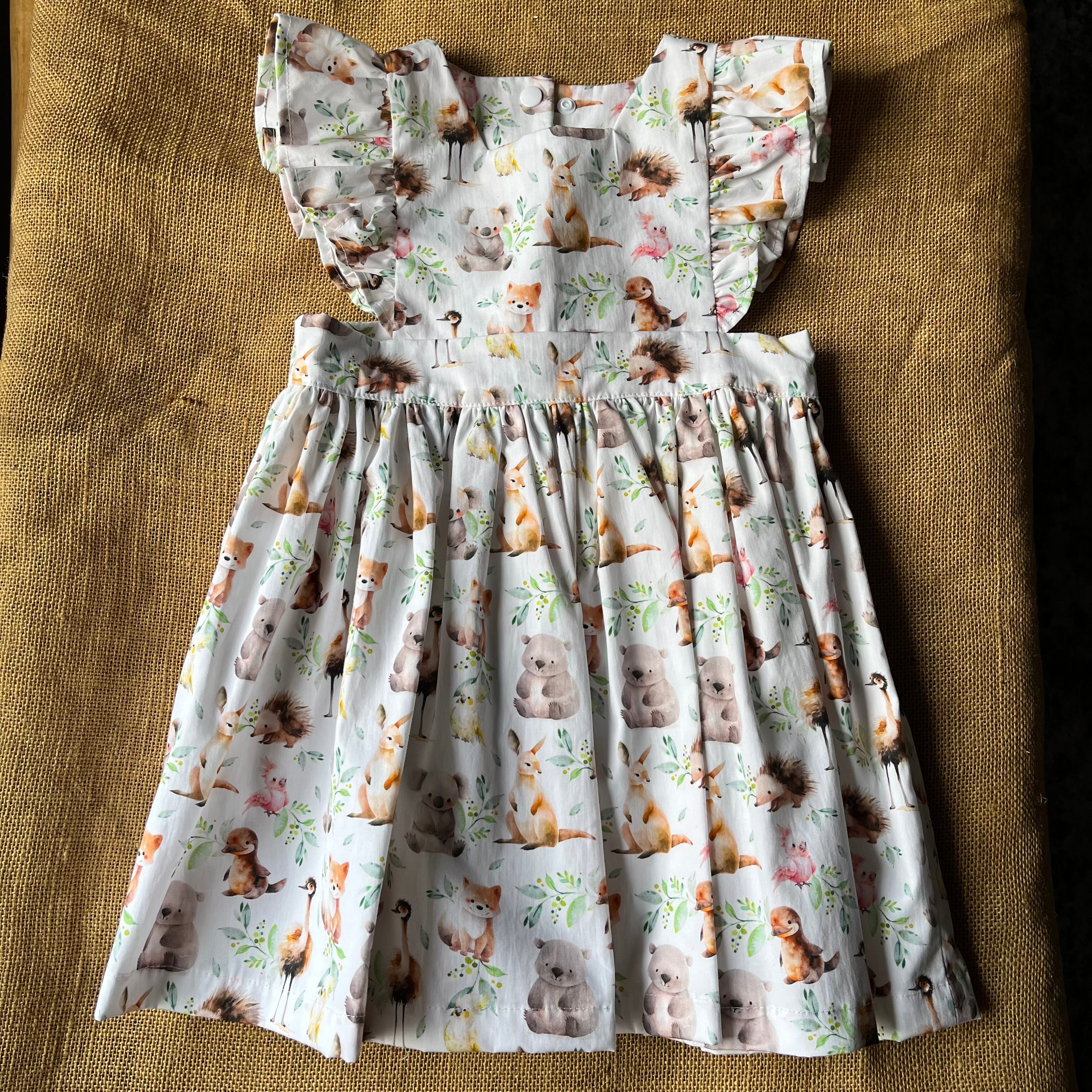 PRE ORDER Christmas fabric pinafore / dress pinafore | various sizes