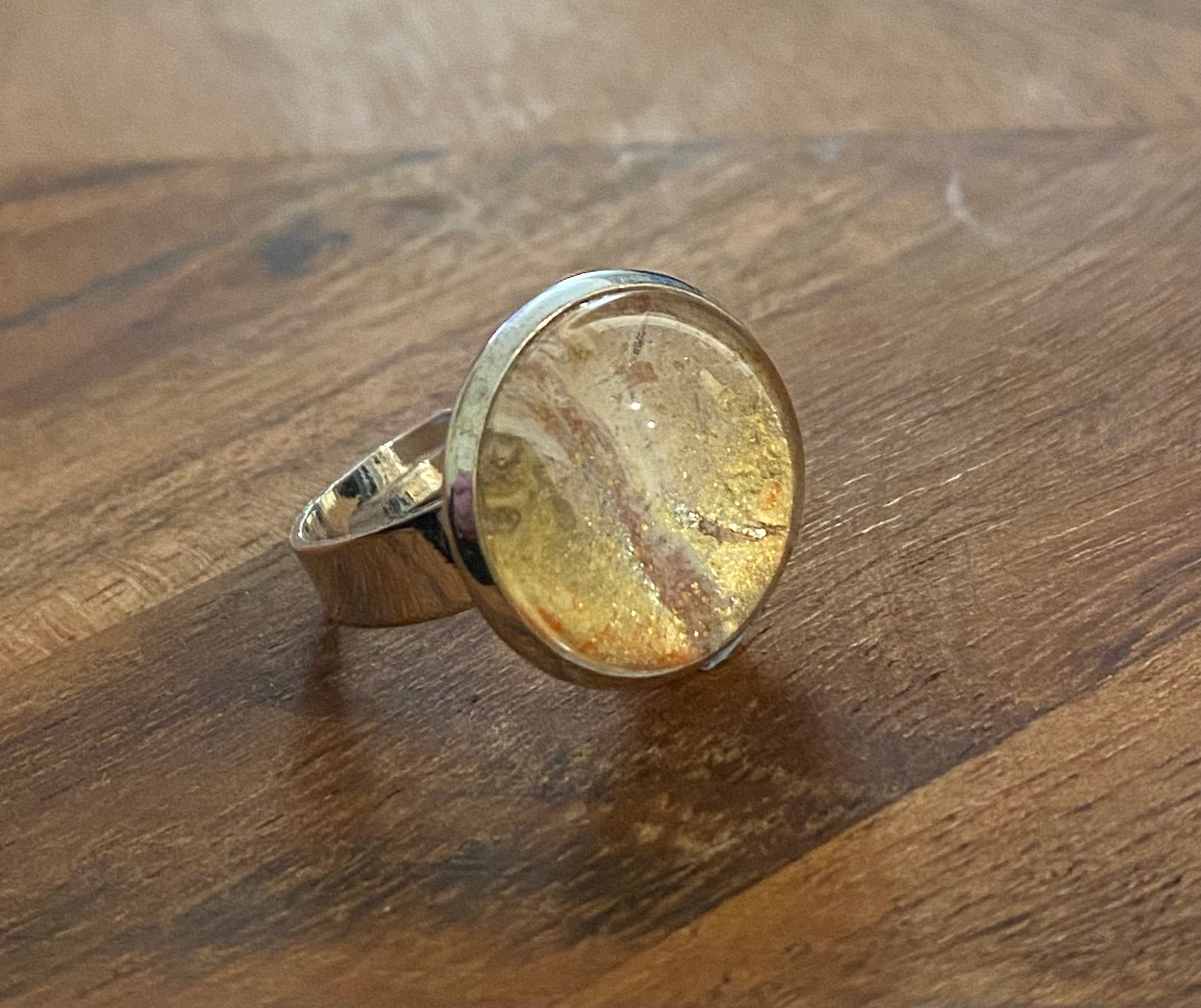 Desert Sunset Ring Handmade - One of a Kind | Handmade Unique Ring