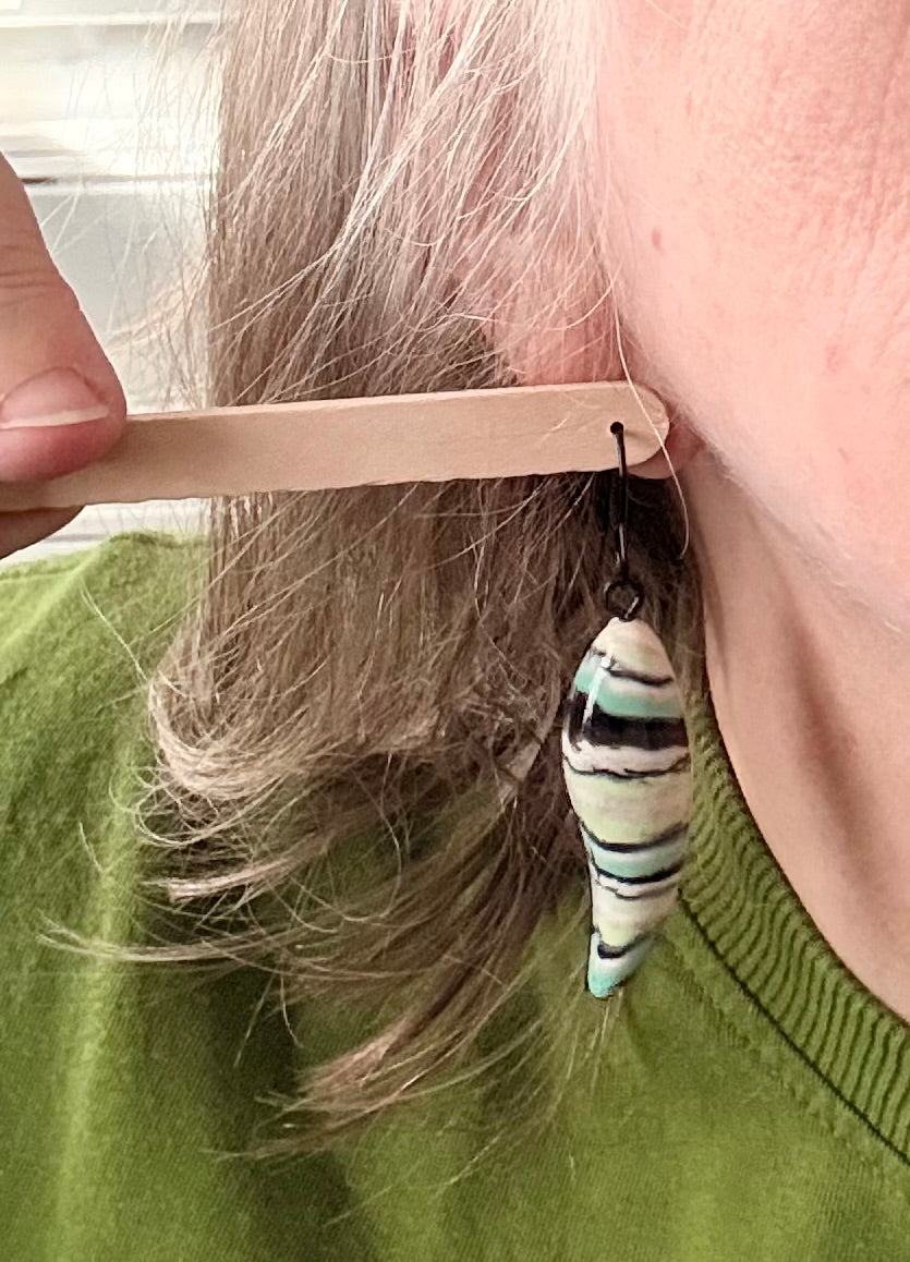The Off Pattern Collection | Long Marquise Earrings