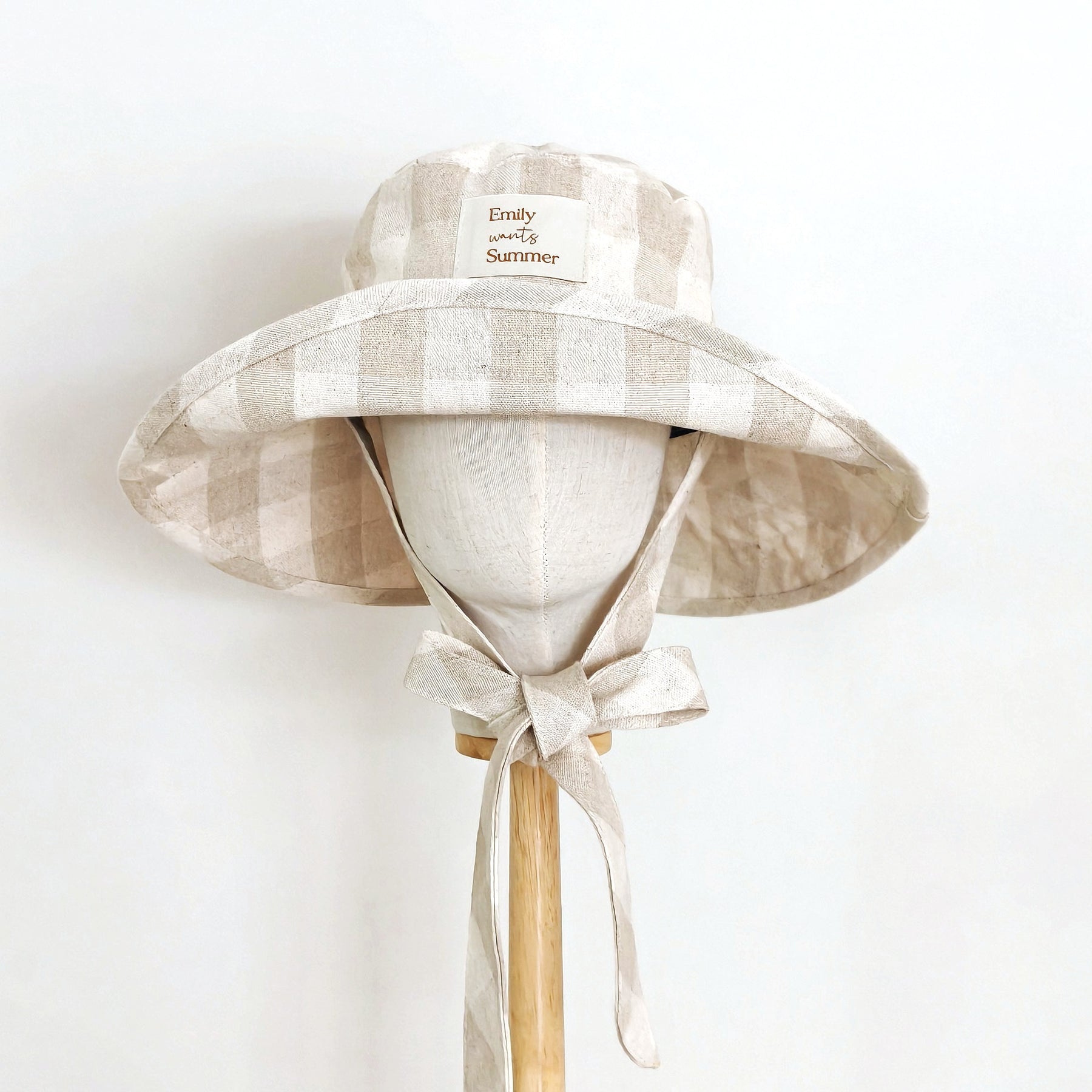 Adult Wide Brim Cotton Summer Sun Hat